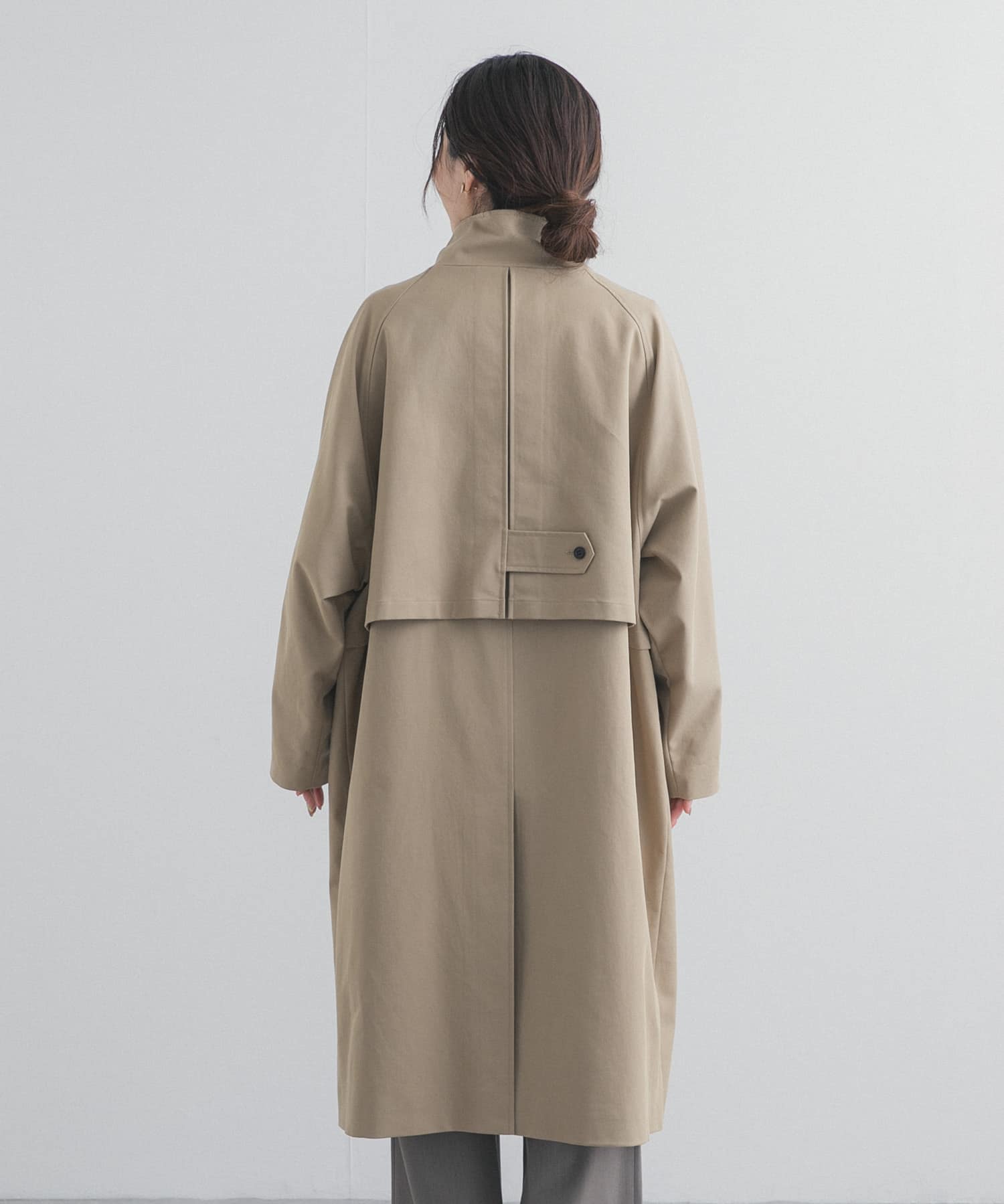 撥水』BACKヨークスタンドカラーコート(Free BEIGE): アウター｜URBAN