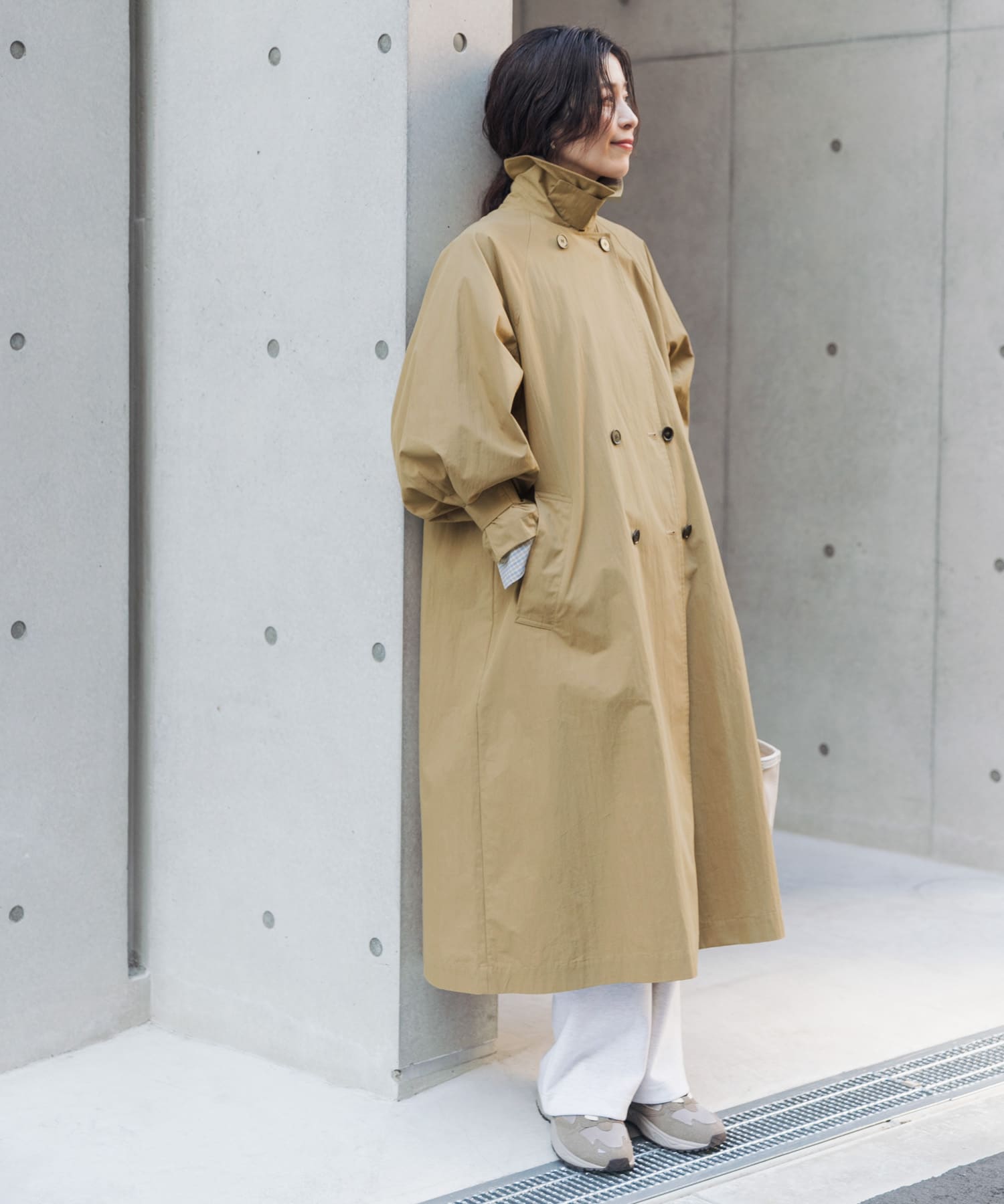 袖ボリュームスタンドコート(Free BEIGE): アウター｜URBAN RESEARCH