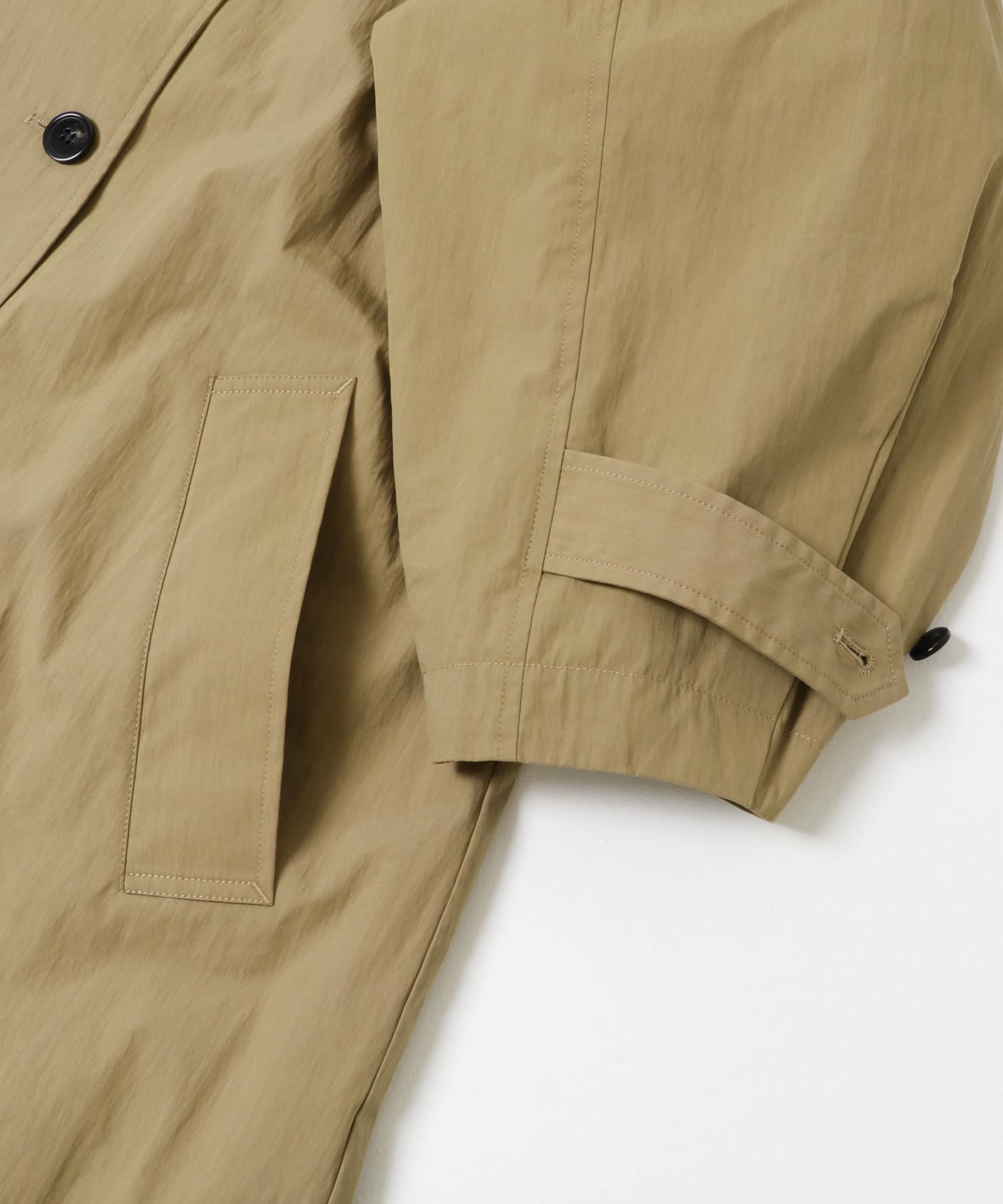 袖ボリュームスタンドコート BEIGE Free
