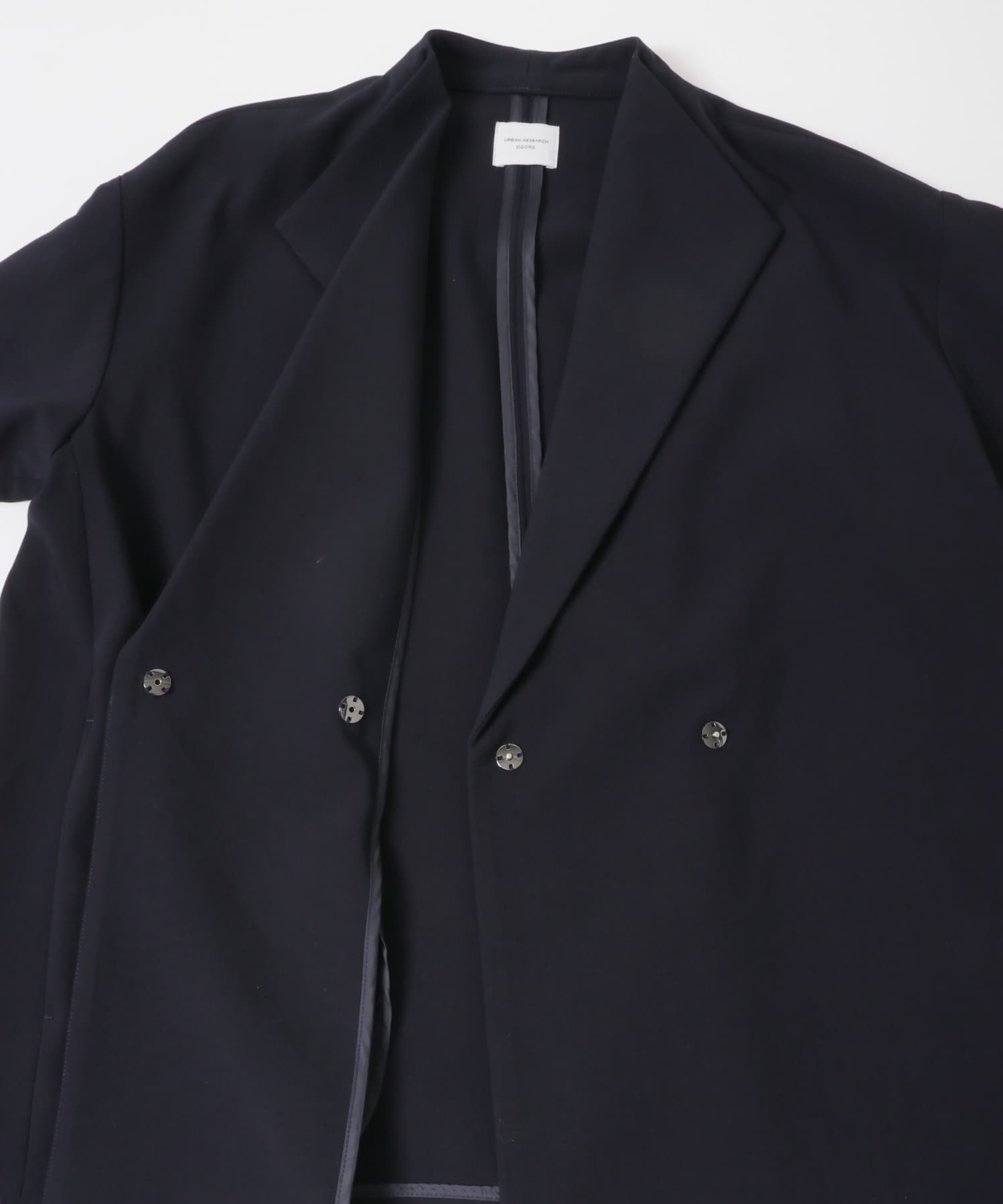 ダブルクロスショートコート NAVY S