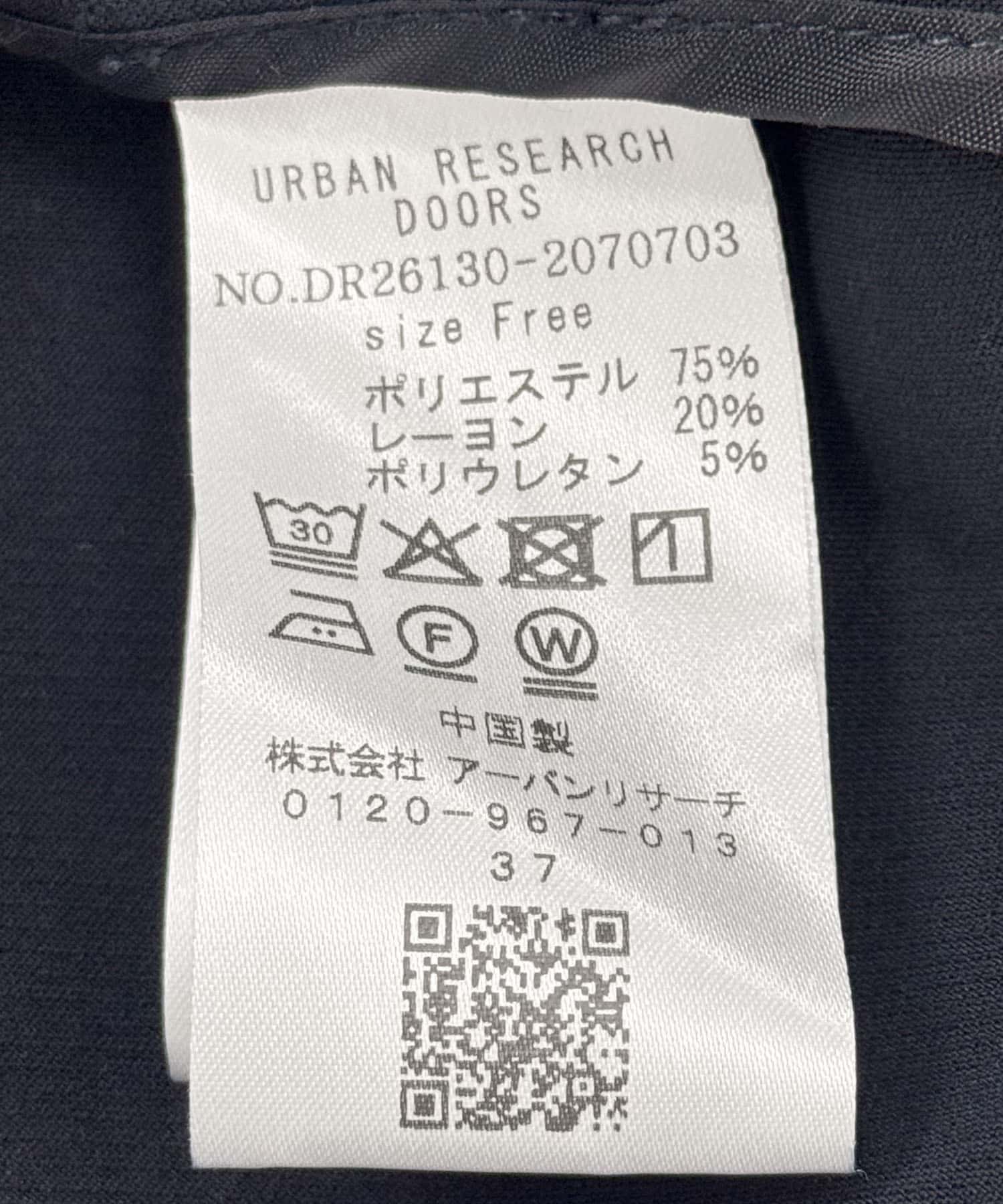 『WEB限定』ダブルクロスガウンコート NAVY Free