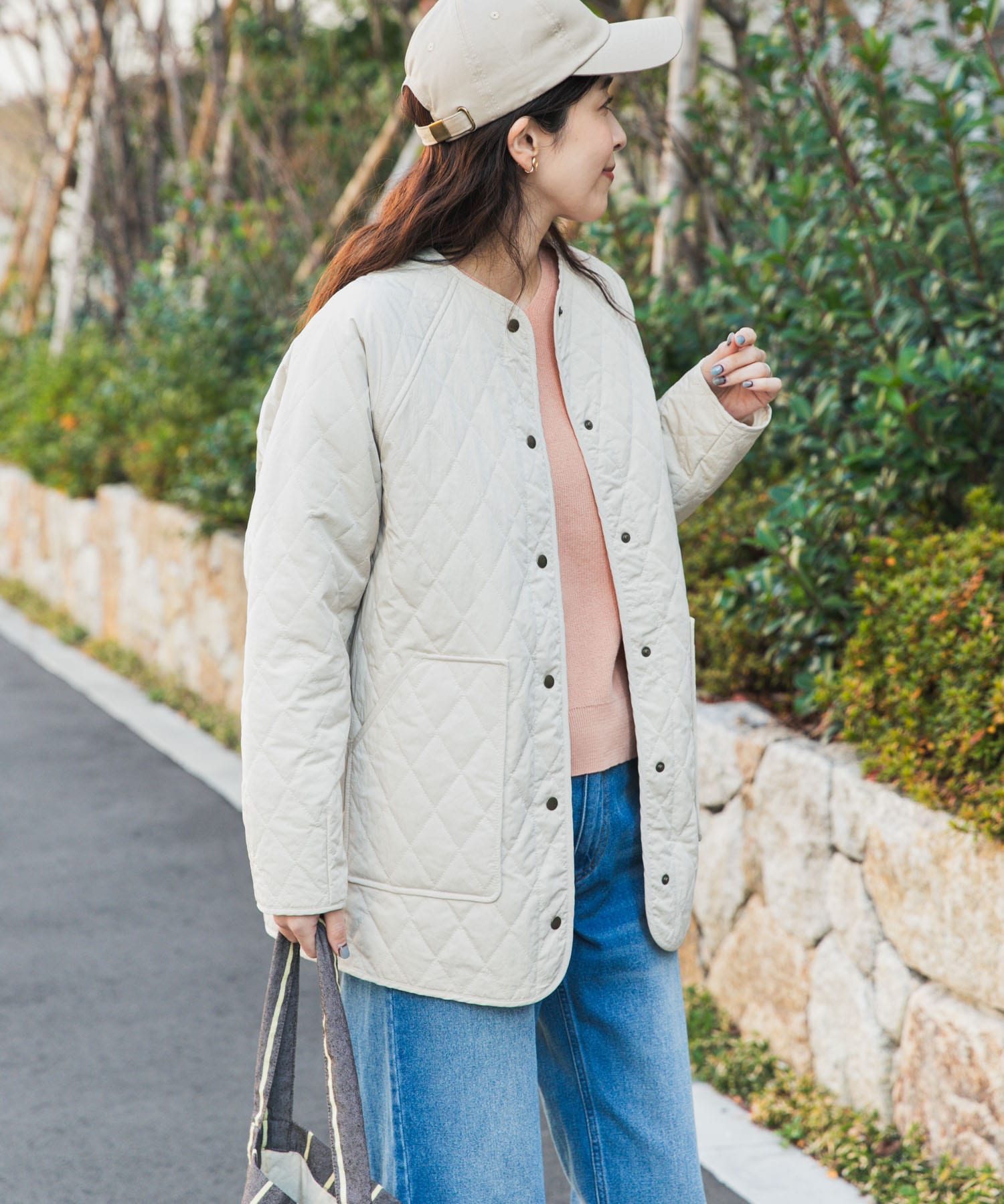 カポックキルトミドルジャケット