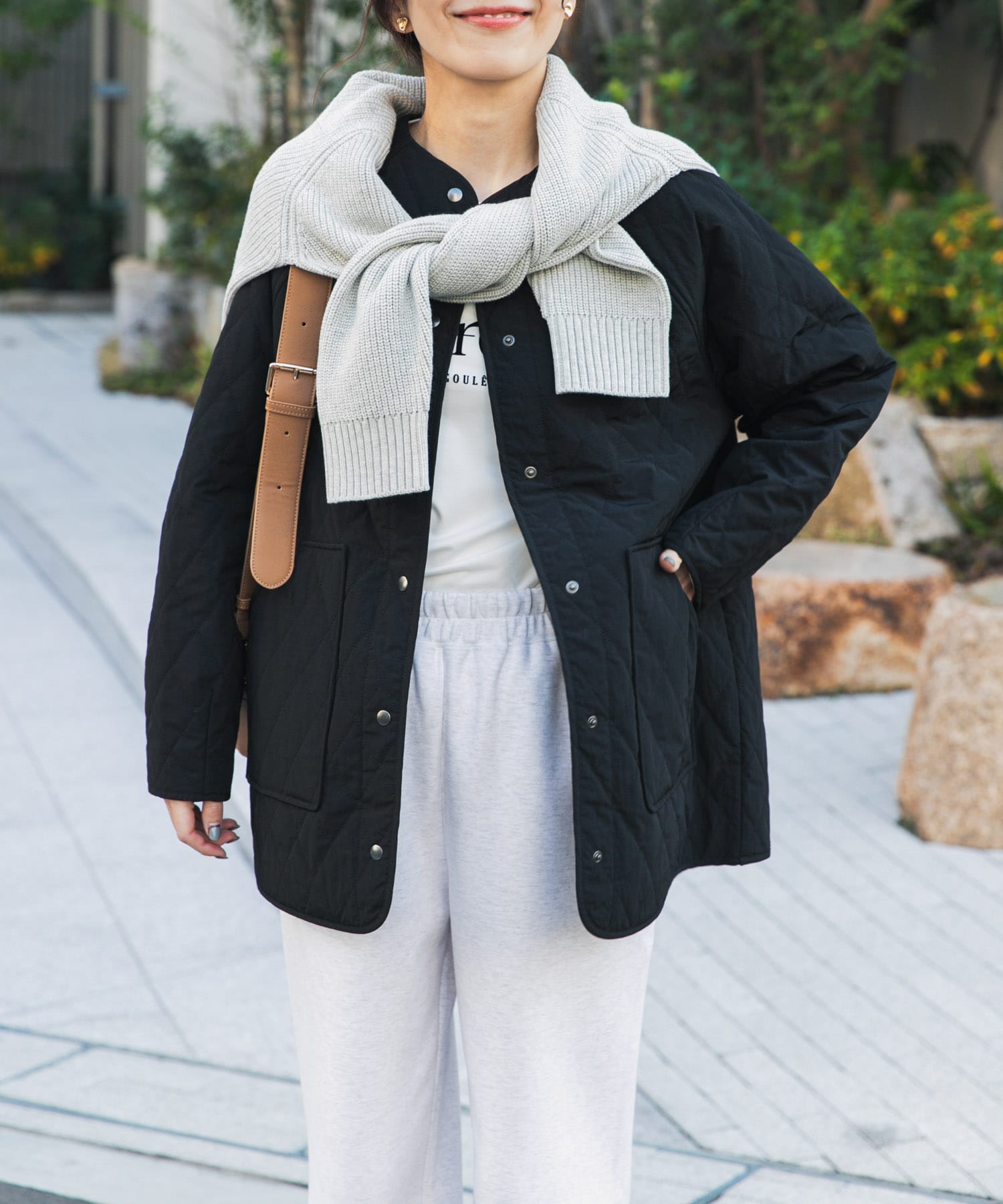 撥水』カポックキルトミドルジャケット(Free IVORY): アウター｜URBAN