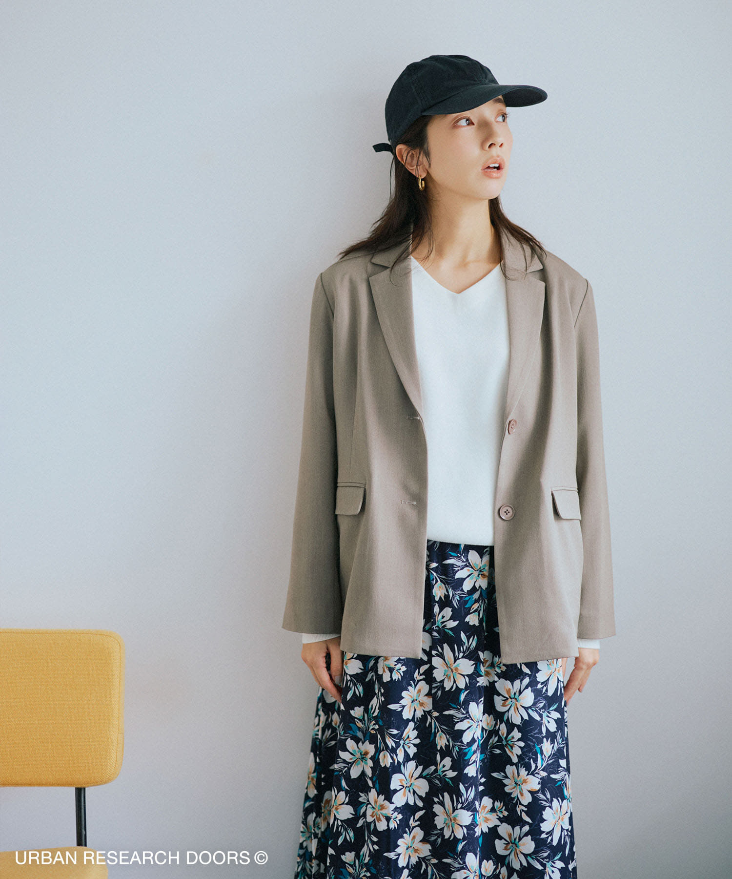 『仁村紗和さん着用』『UR TECH』完声テーラードジャケット