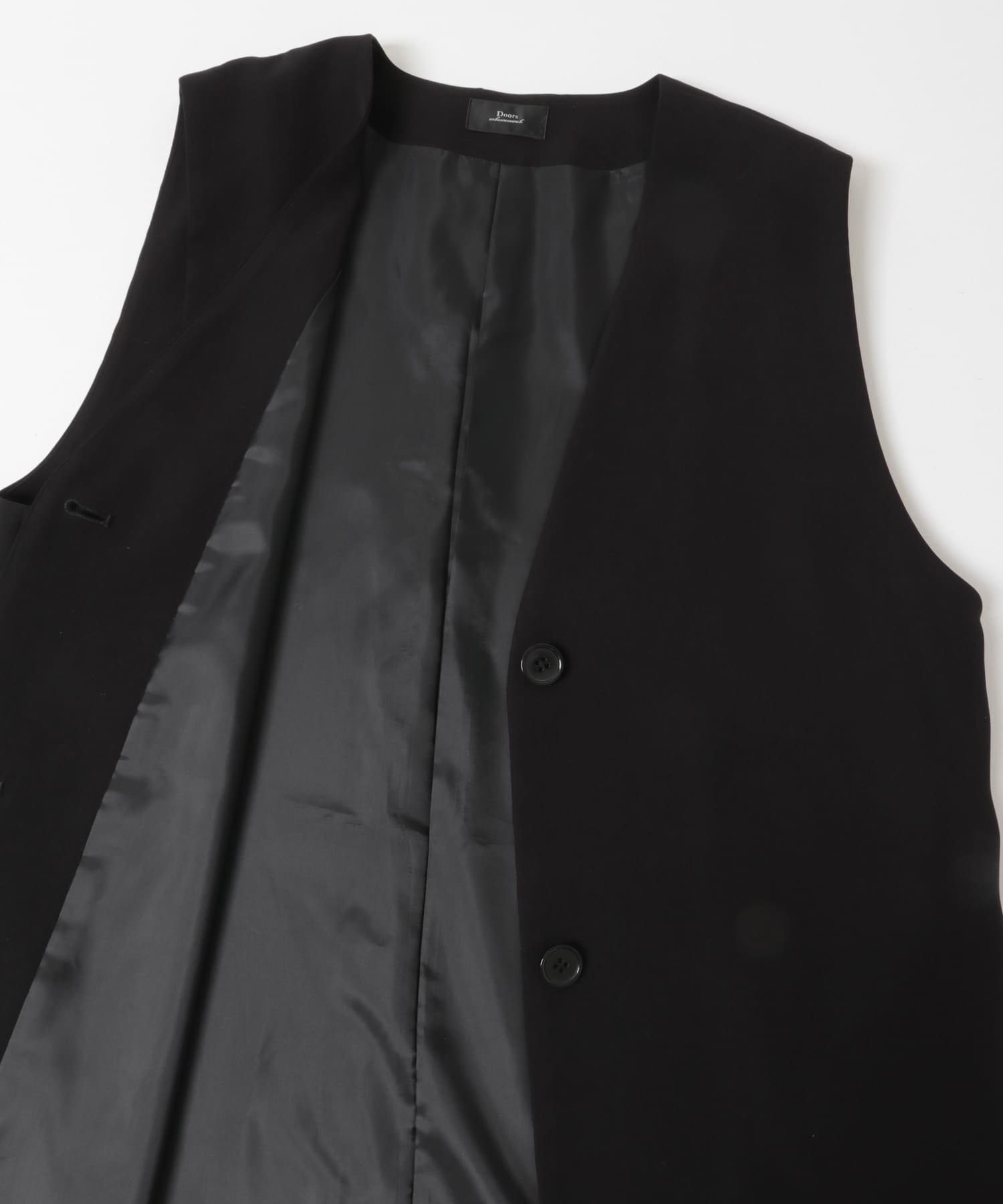 ロングジレベスト BLACK Free