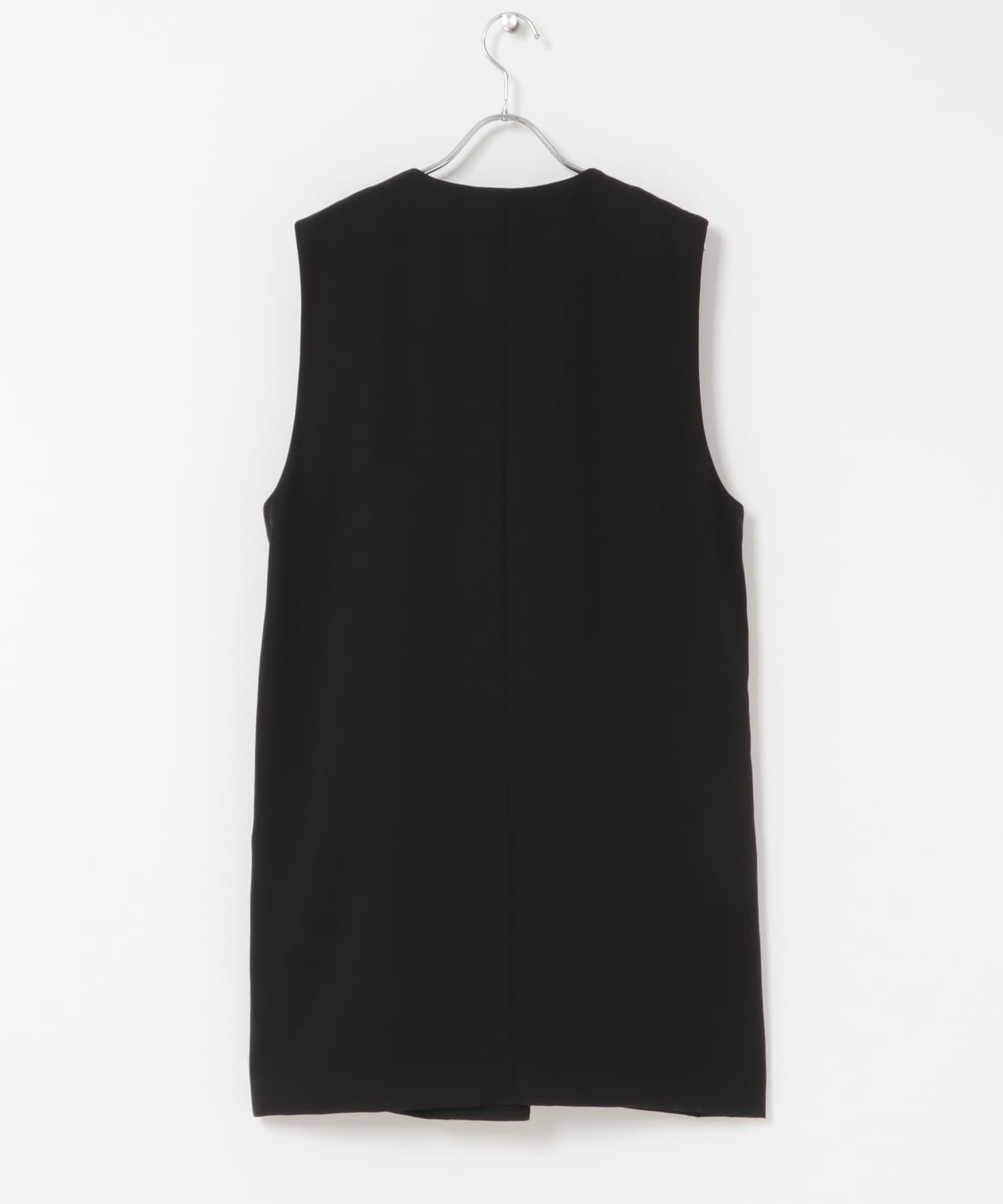 ロングジレベスト BLACK Free