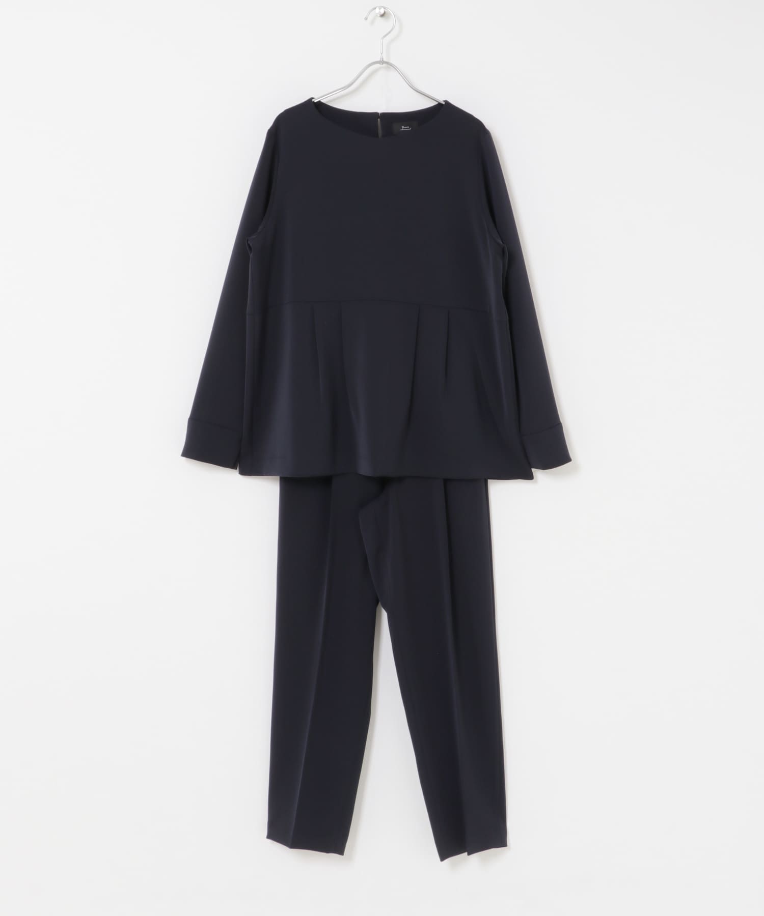 ペプラムトップスセットアップ NAVY S