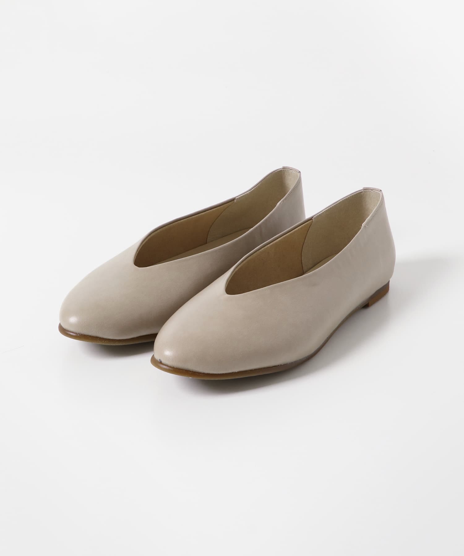 Vカットパンプス GREIGE 36