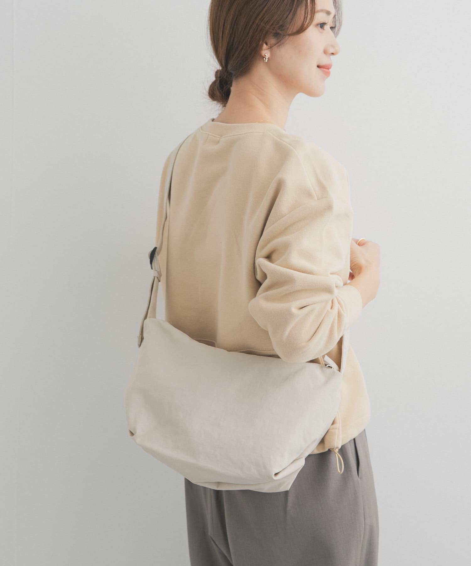 ウォッシャブルミニショルダー L.BEIGE One