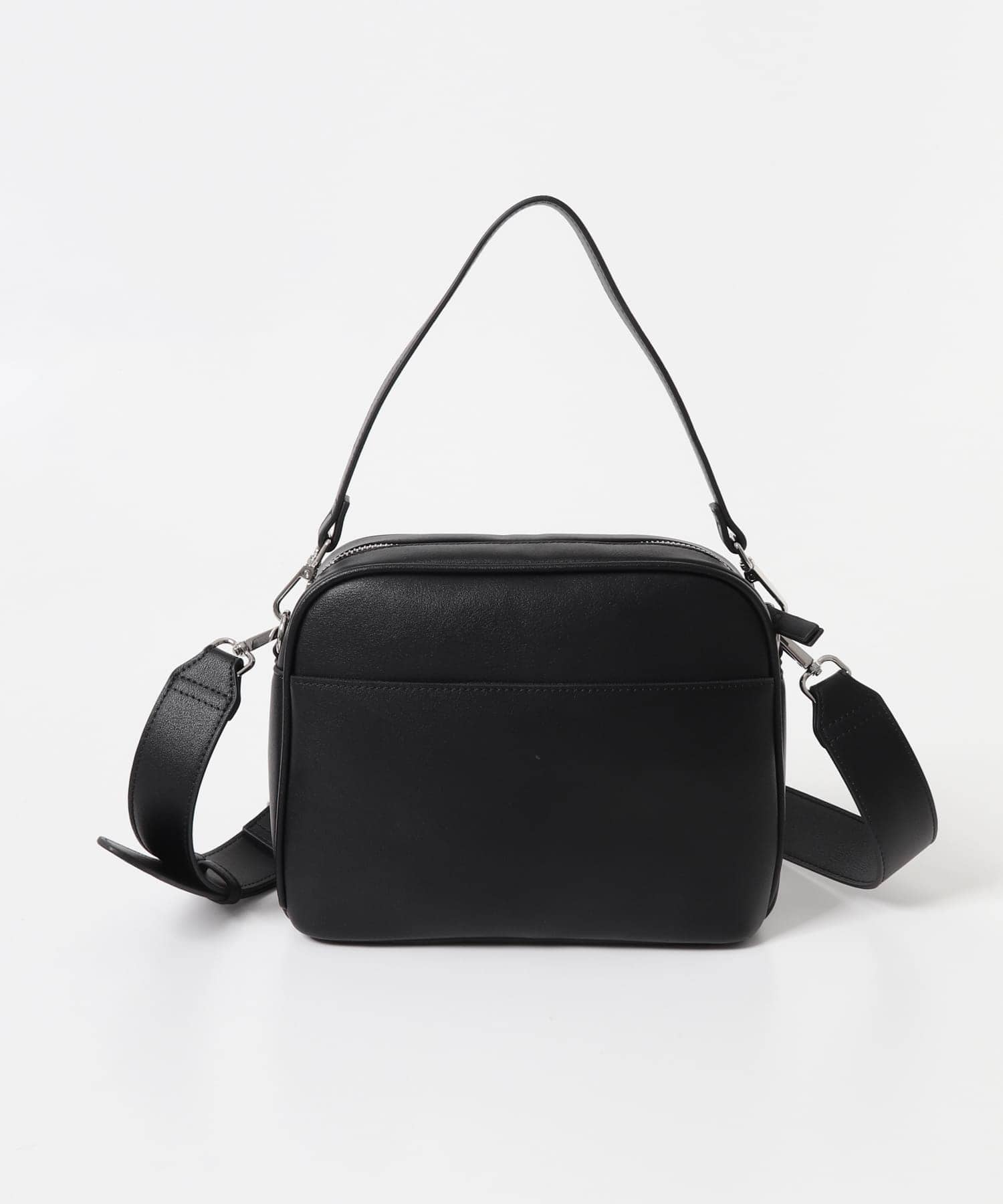 2WAYスクエアショルダーバッグ BLACK One