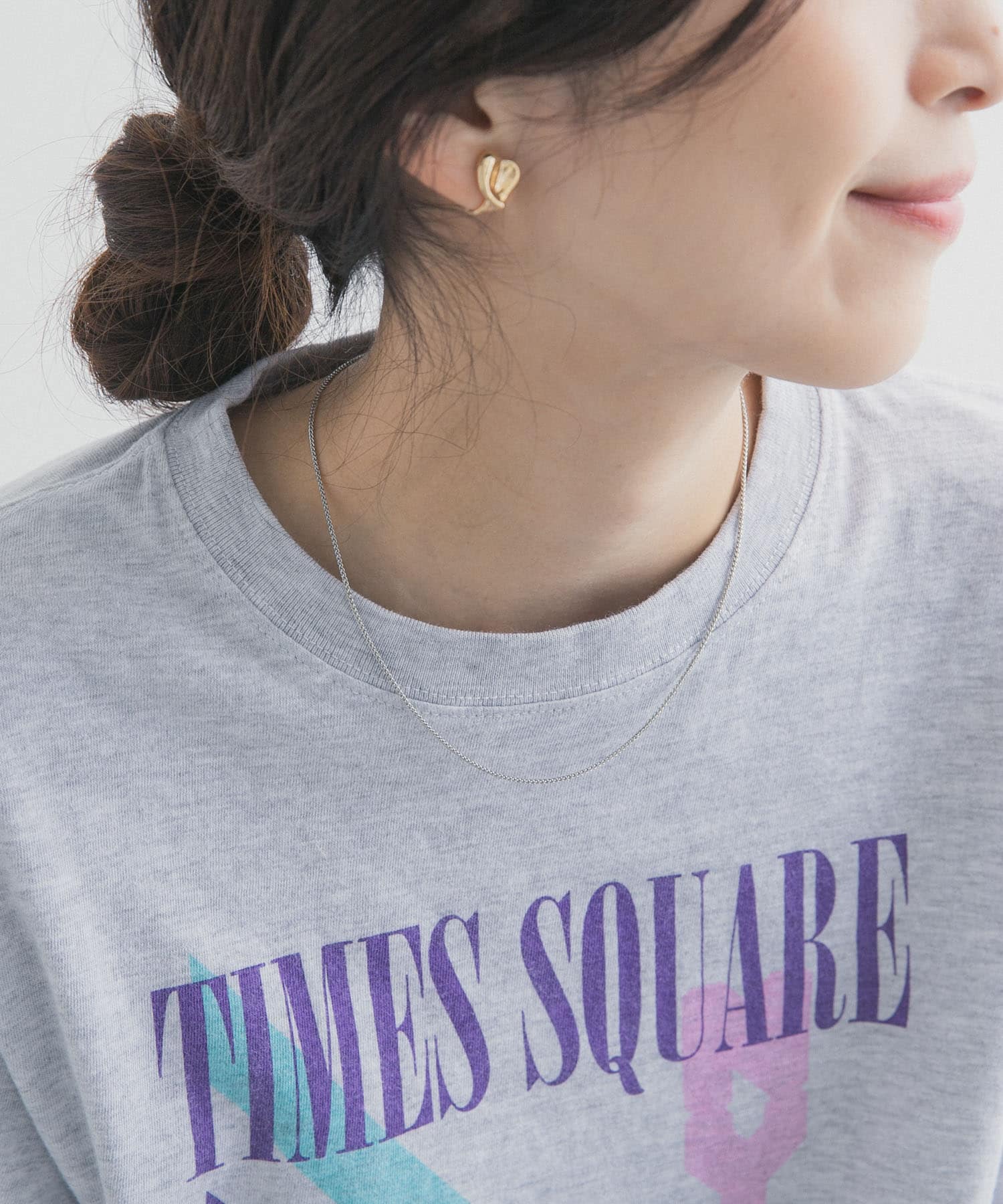 シンガポールチェーンネックレス SILVER One