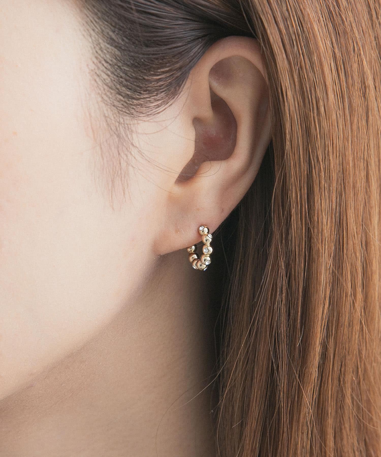 ボールフープピアス GOLD One
