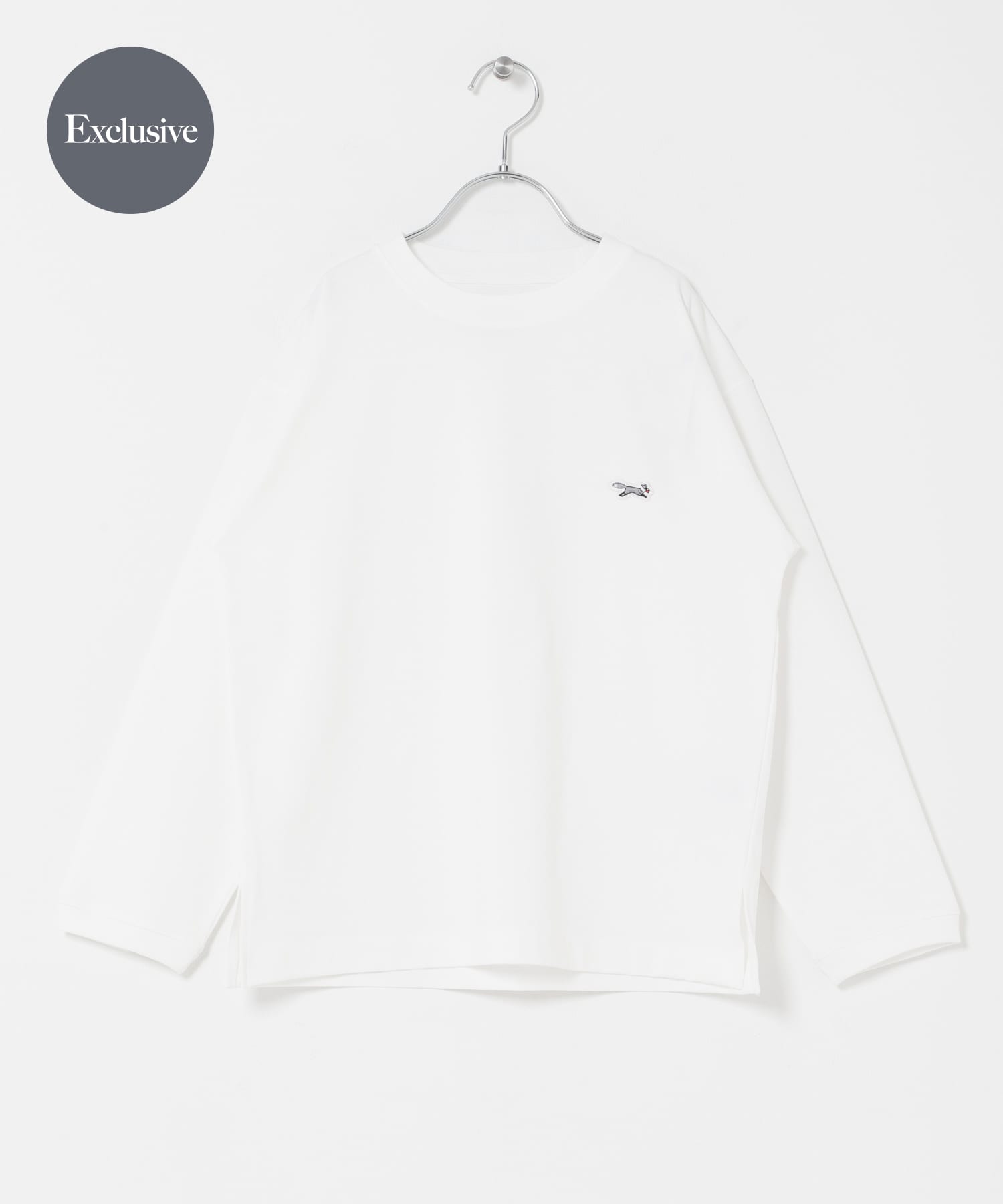 『150サイズ』『別注』『親子リンク』PENNEYS×DOORS　THE FOX LONG-SLEEVE T-SHIRTS(KIDS) WHITE 150(145-155)