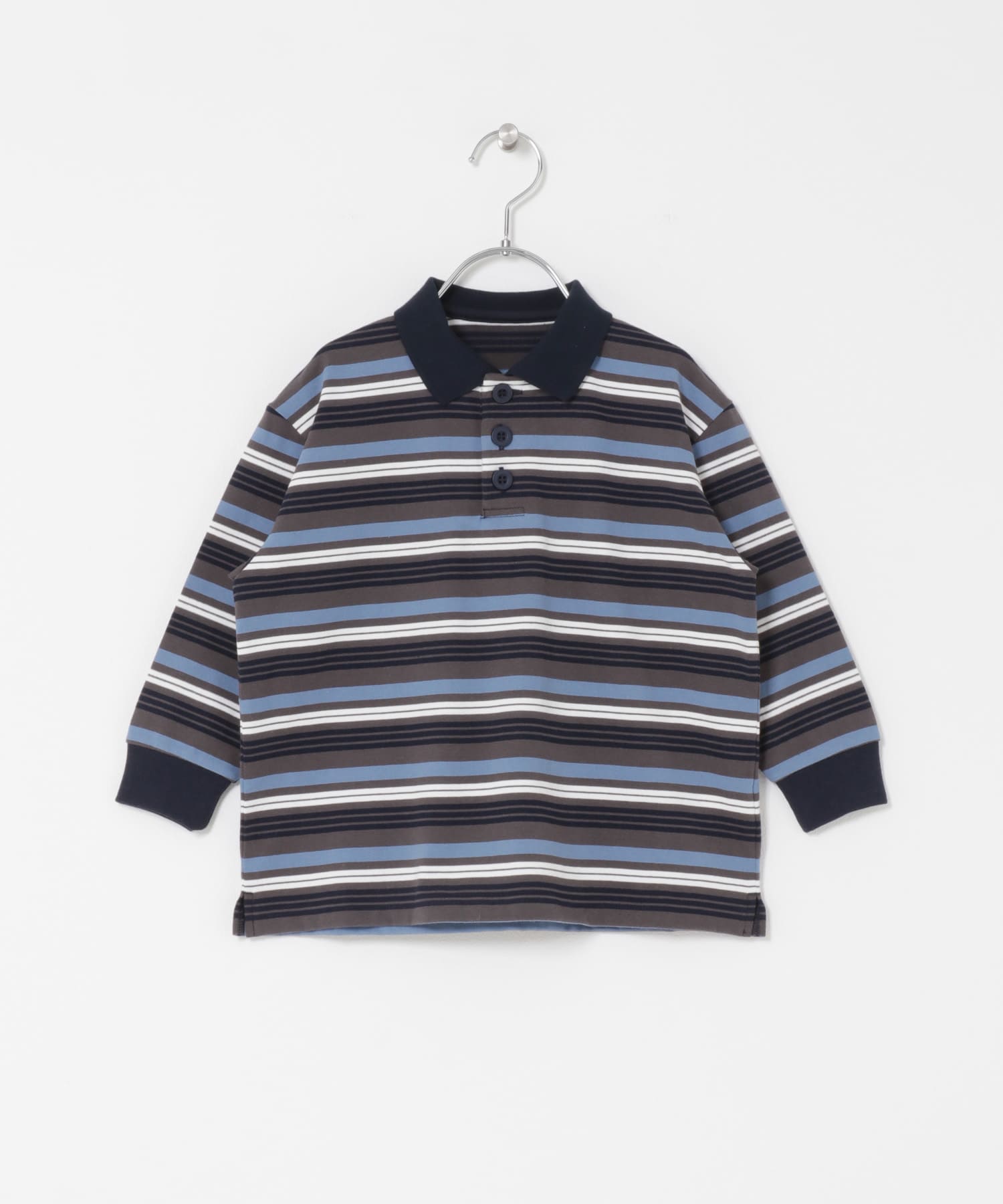 マルチボーダーラガーシャツ(KIDS)