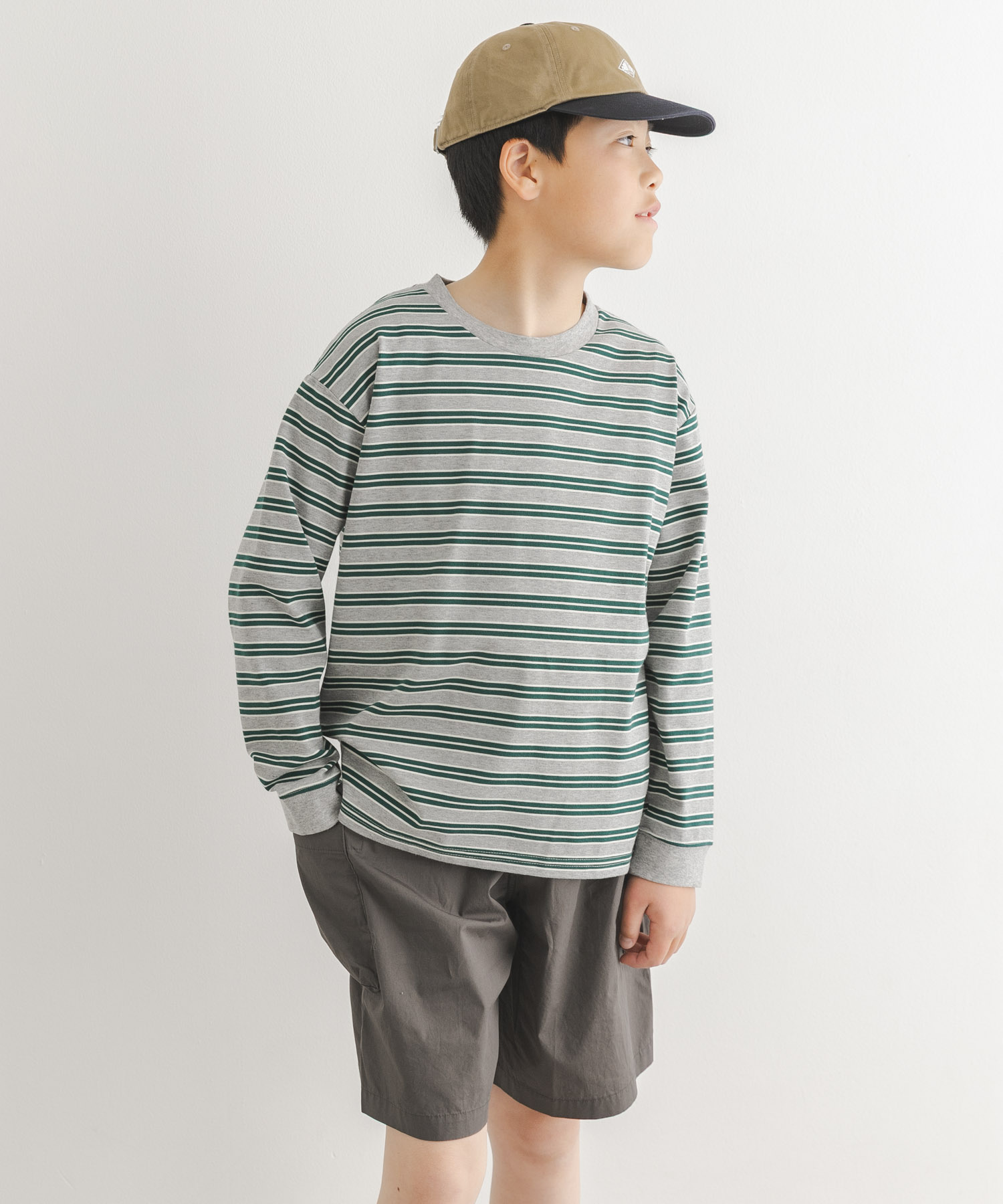 『150サイズあり』マルチボーダープルオーバー(KIDS)