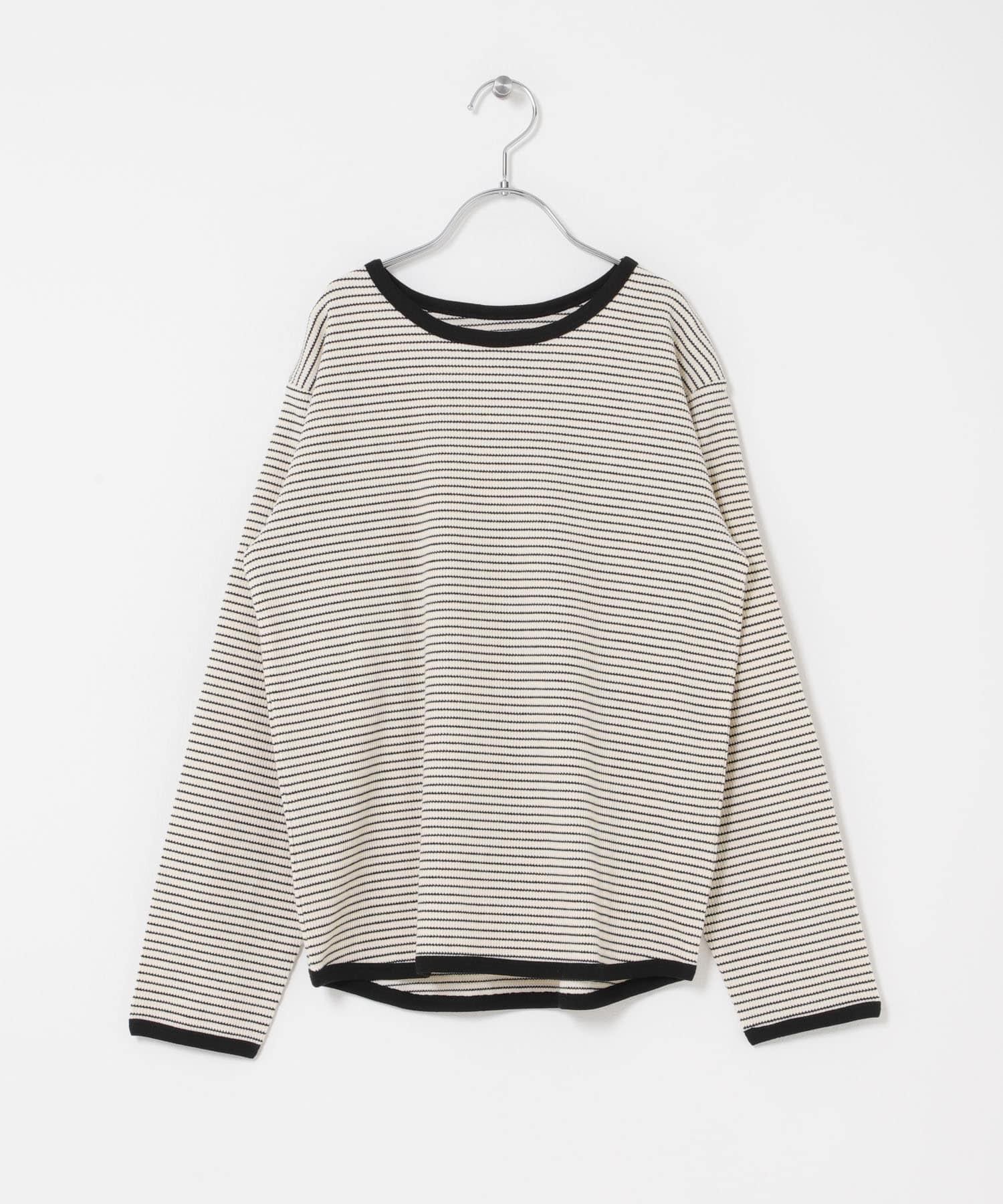 『150サイズ』ワッフルパイピングロングスリーブTシャツ(KIDS)