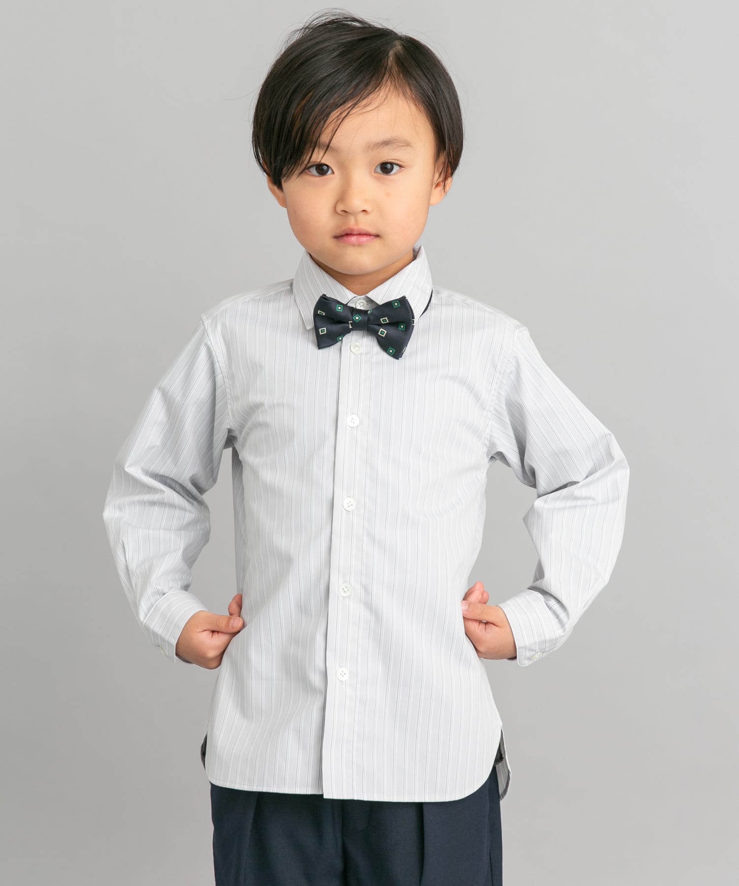 『イージーケア』セレモニーセミワイドシャツ(KIDS)