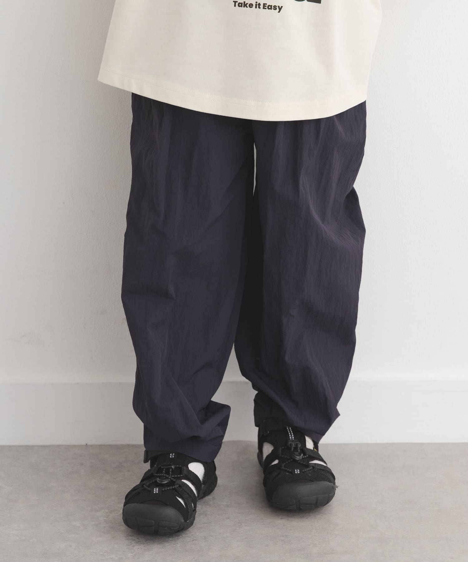 撥水タックワイドパンツ(KIDS)