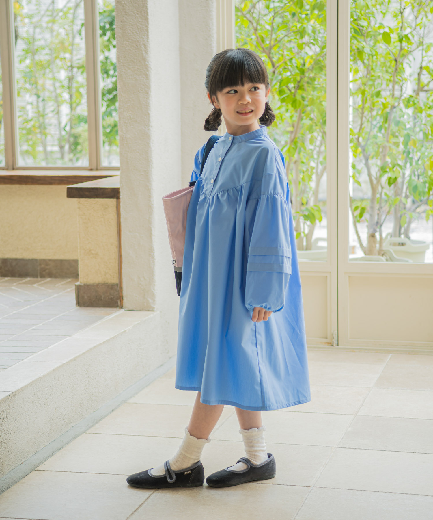 切替ギャザーワンピース(KIDS)