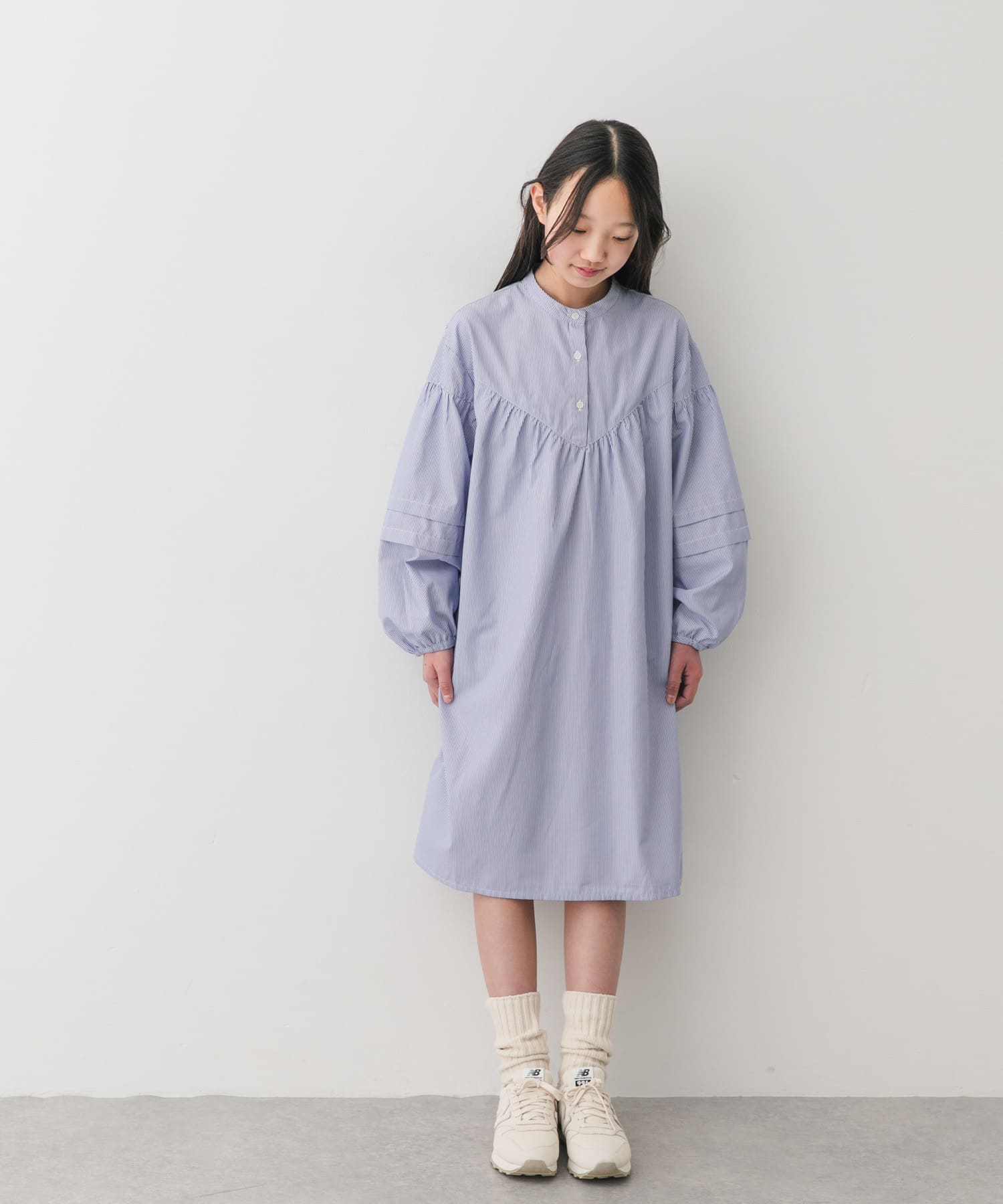 『150サイズ』切替ギャザーワンピース(KIDS)