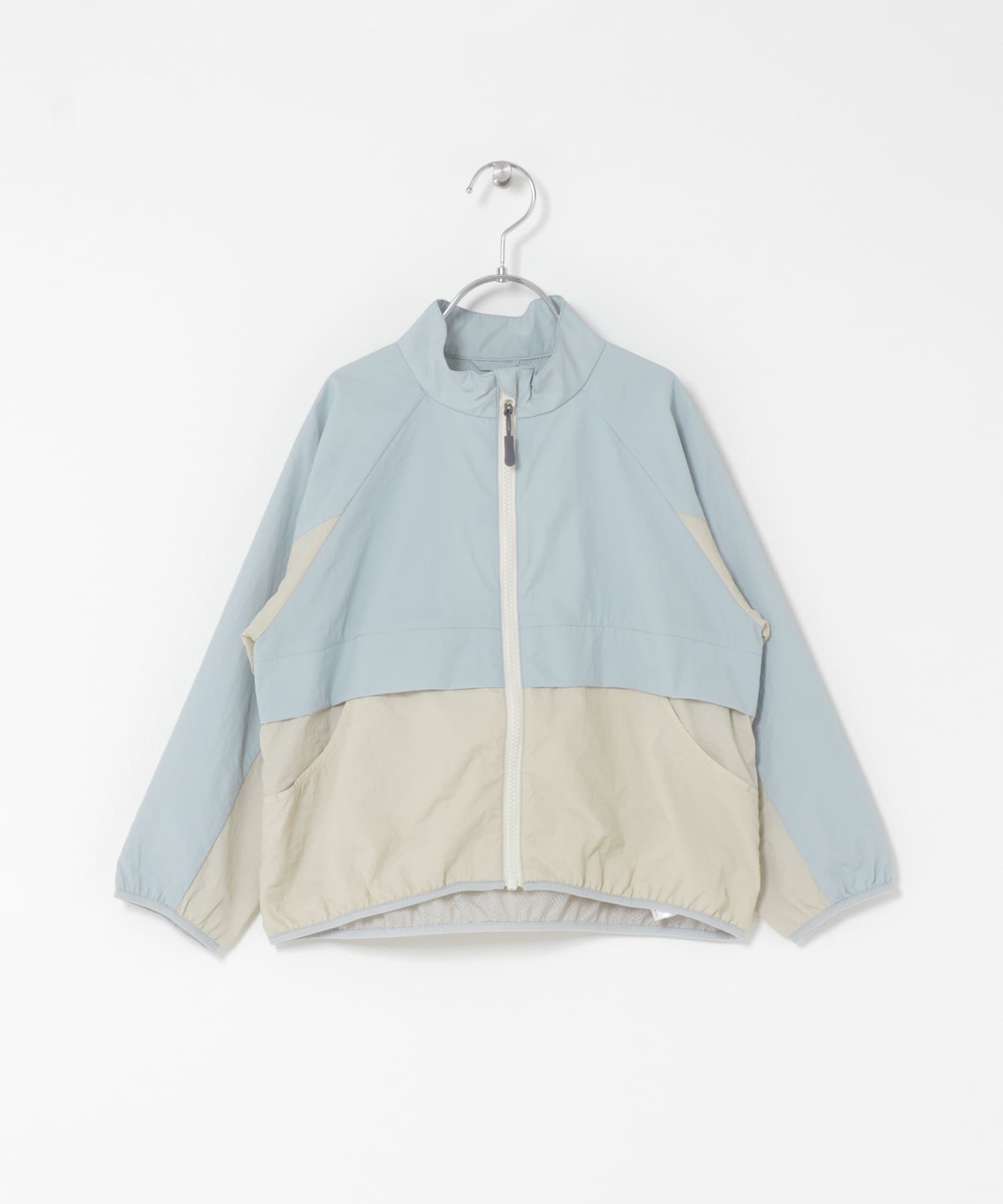 『150サイズあり』パッカブルウィンドブレーカー(KIDS) SAX×STRAW 105(100-110)