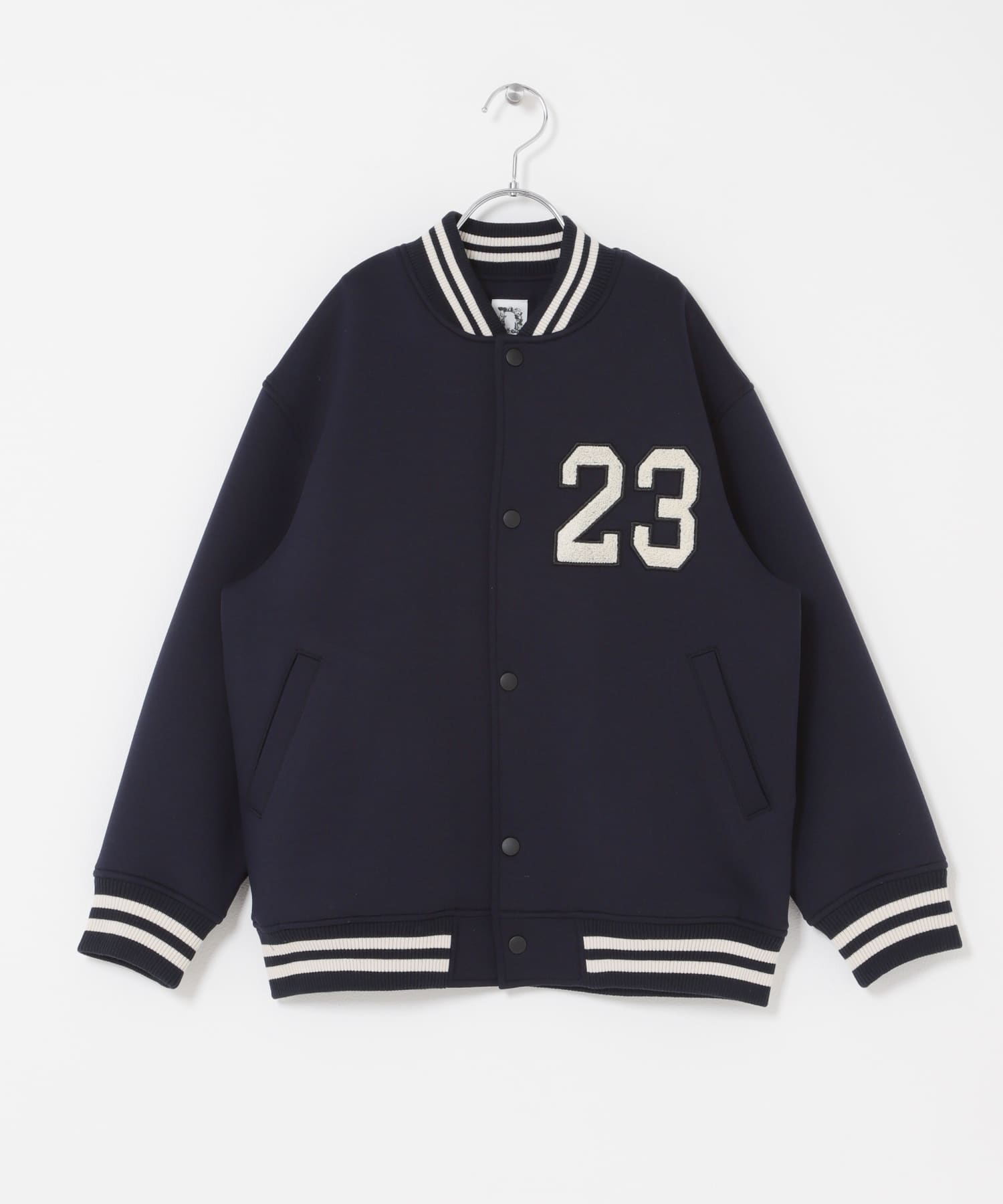 『150サイズ』ダンボールニットスタジャン(KIDS) NAVY 150(145-155)