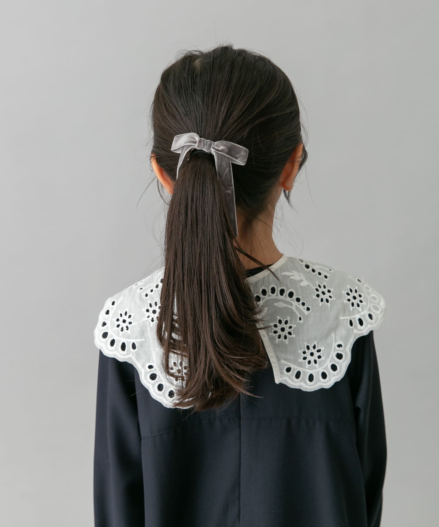 ベロアリボンヘアゴム(KIDS)
