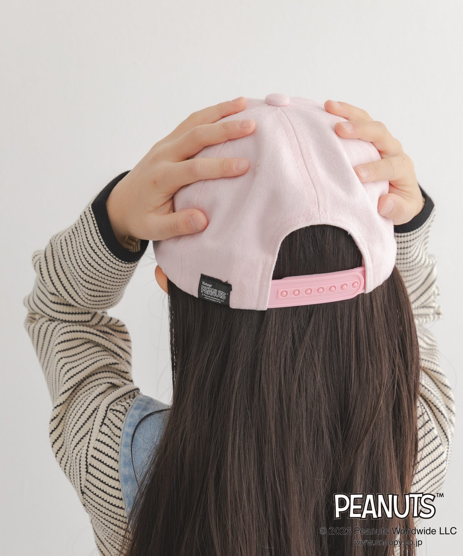 『別注』FRUIT OF THE LOOM×DOORS　1pt刺繍キャップ(KIDS) PINK One