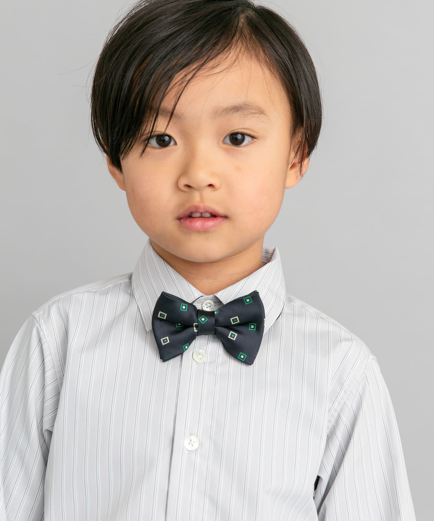 小紋柄蝶ネクタイ(KIDS) NAVY One