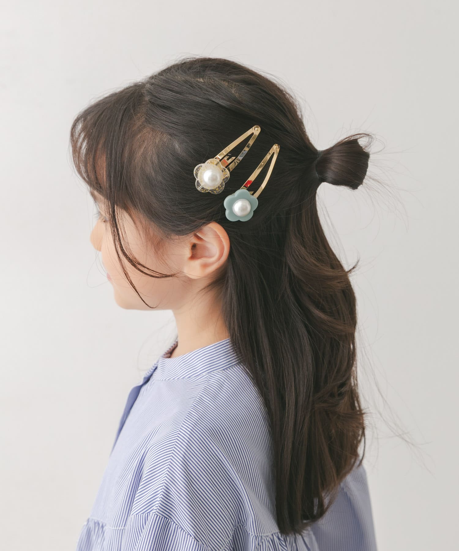 フワラーモチーフヘアピン(KIDS)