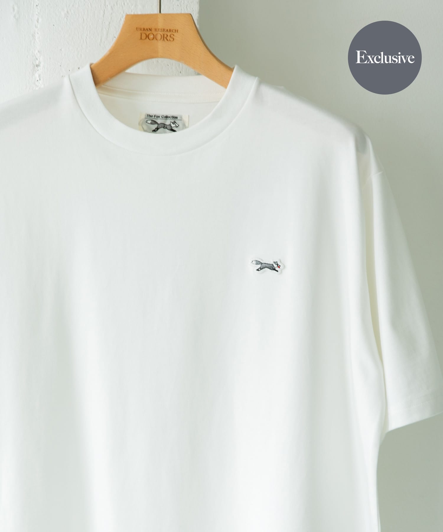 『別注』PENNEYS×DOORS　THE FOX 天竺 ショートスリーブTシャツ WHITE M