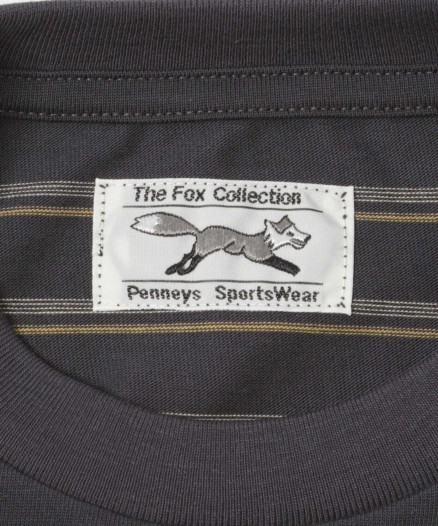 『150サイズ』『親子リンク』『別注』PENNEYS×DOORS　THE FOX天竺 ショートスリーブTシャツ(KIDS) CCL×YEL 150(145-155)