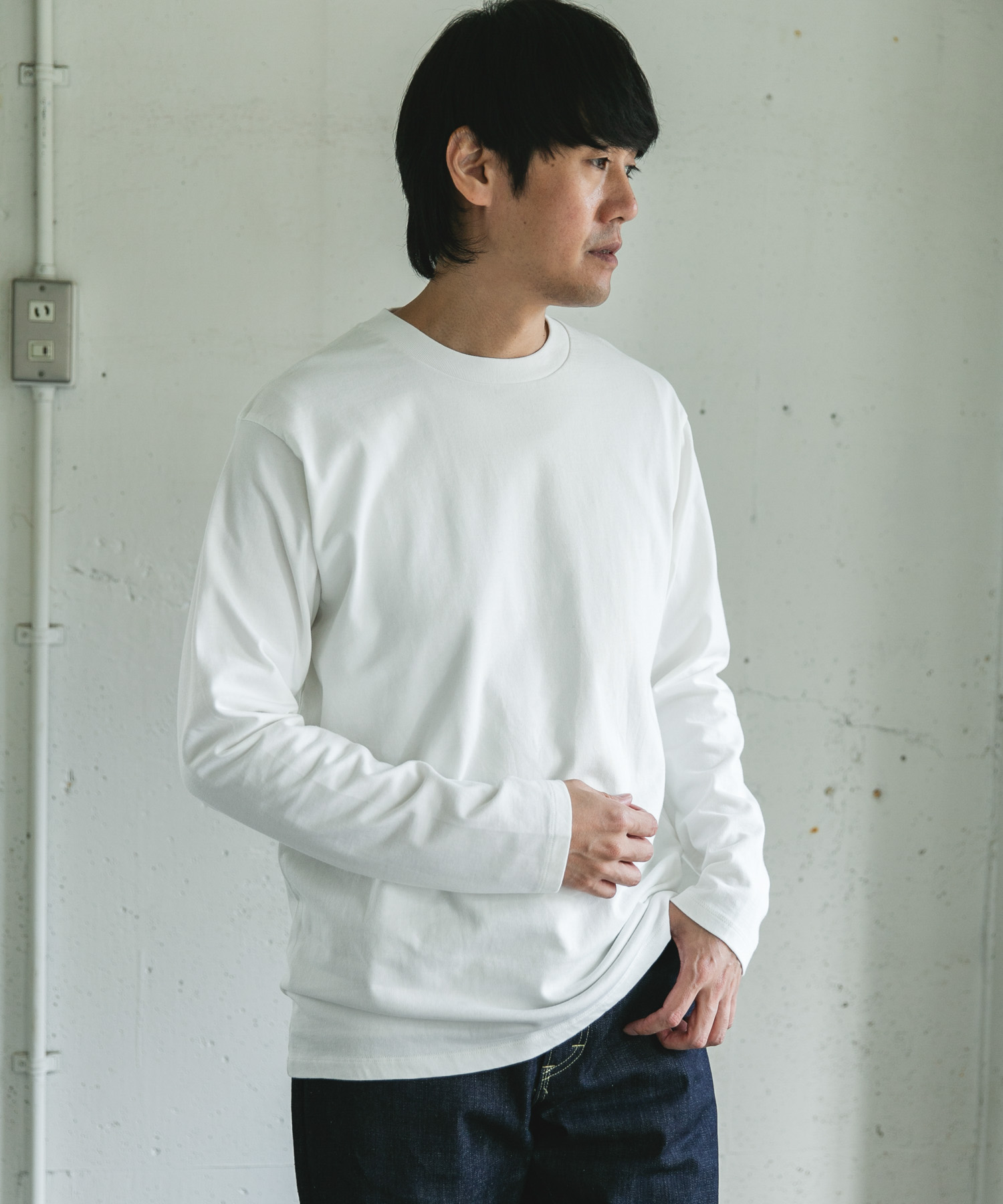 Grow Organic クルーネックTシャツ