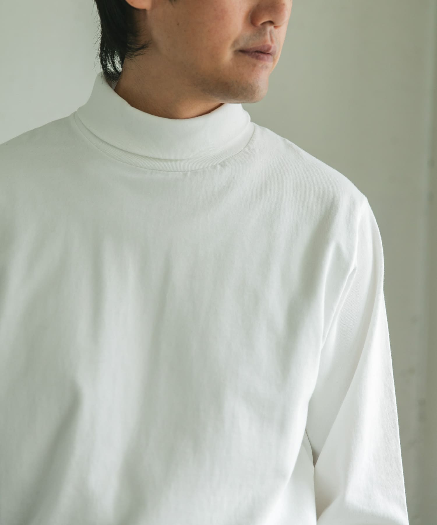 Grow Organic タートルネックTシャツ