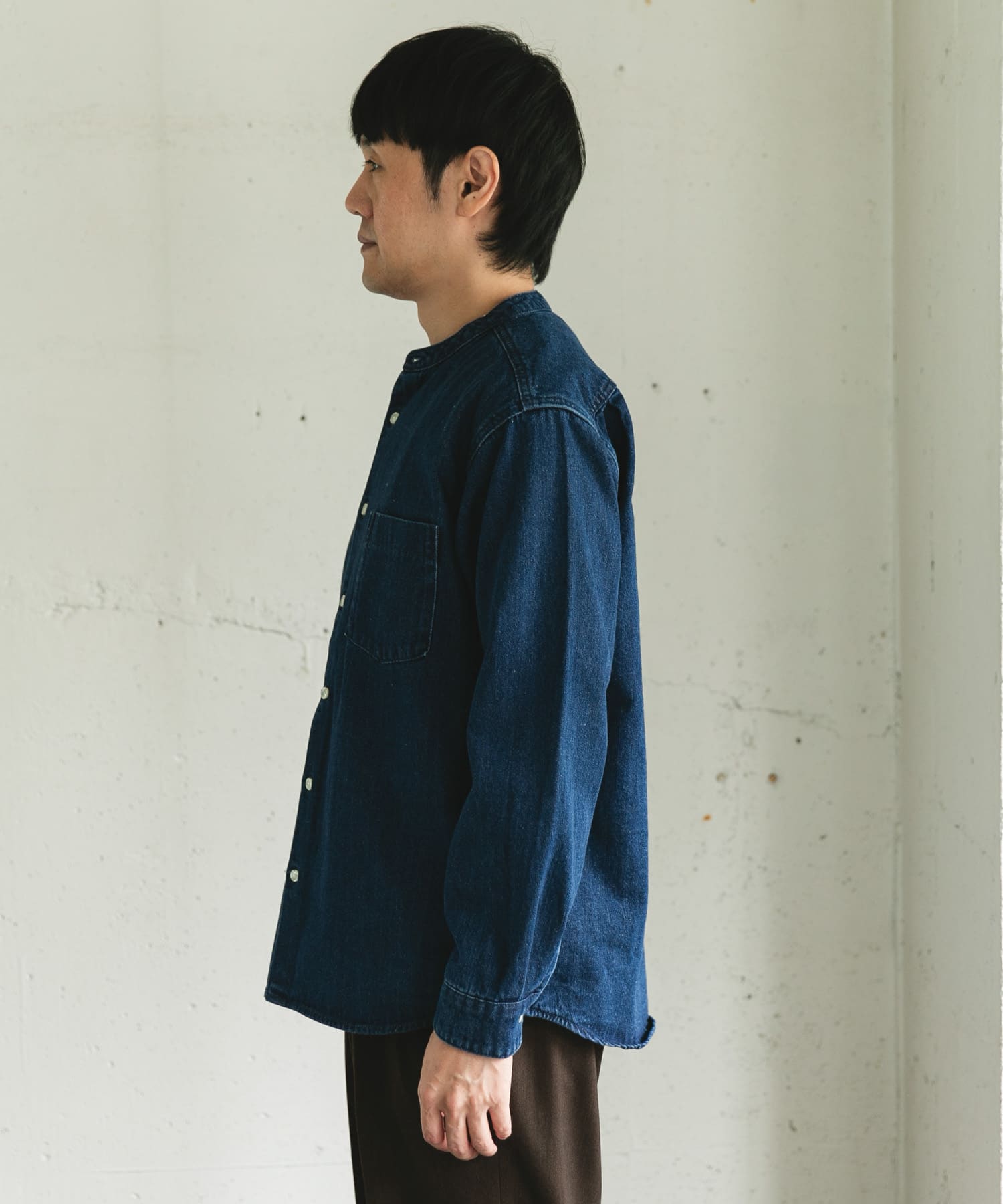 デニムバンドカラーシャツ(M USED): トップス｜URBAN RESEARCH公式
