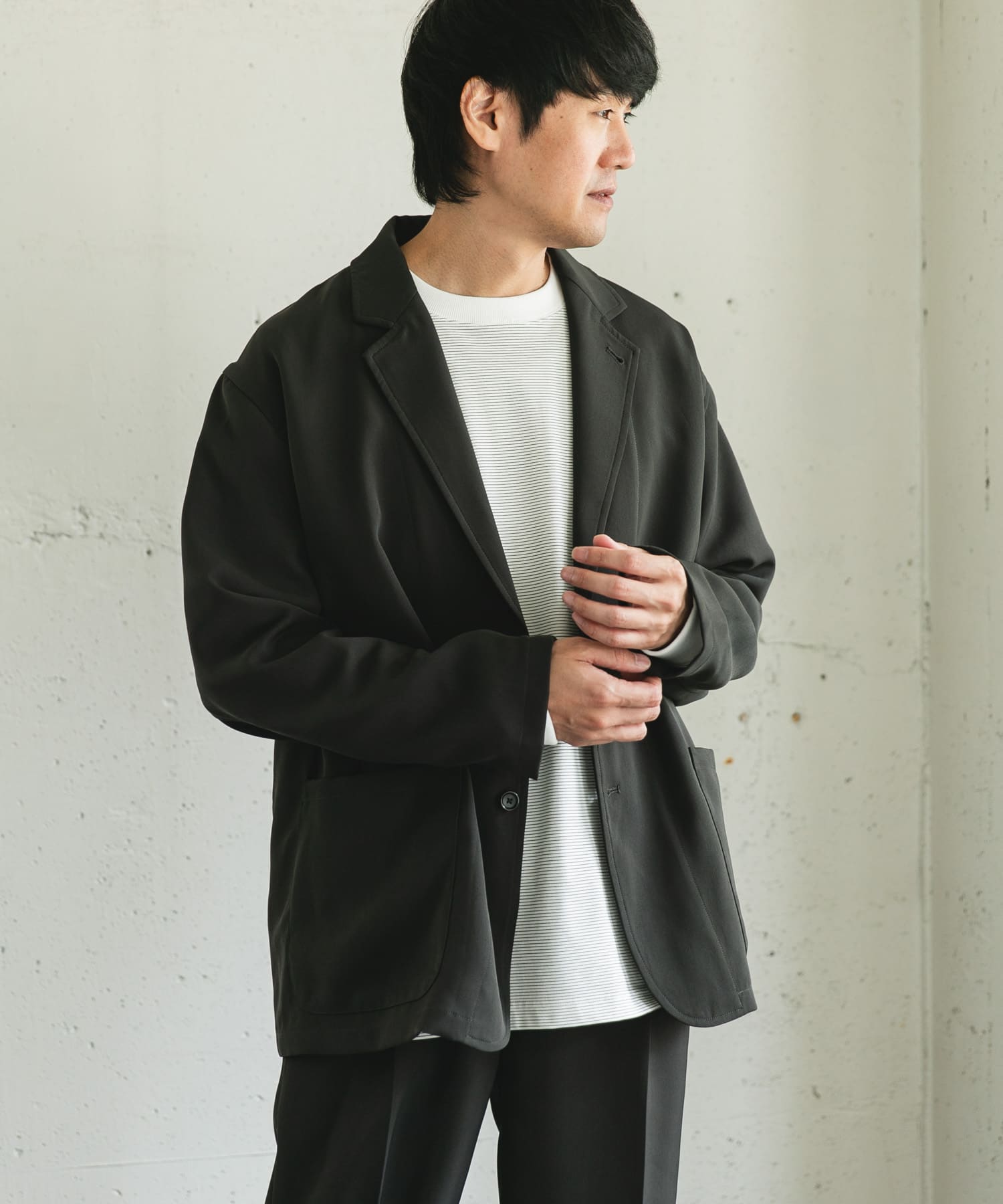 身長：173cm サイズ：L