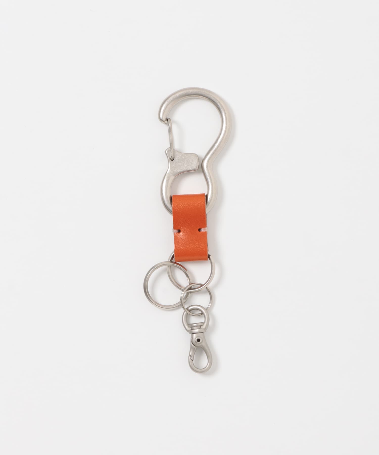 コンビレザーカラビナキーリング ORANGE -
