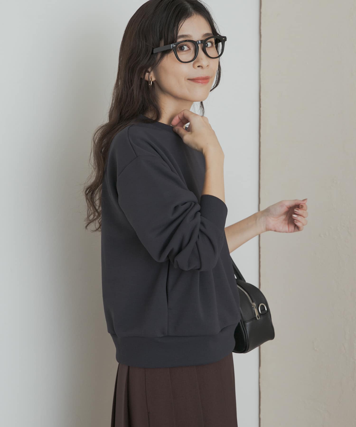 速乾裏毛サイドポケットプルオーバー