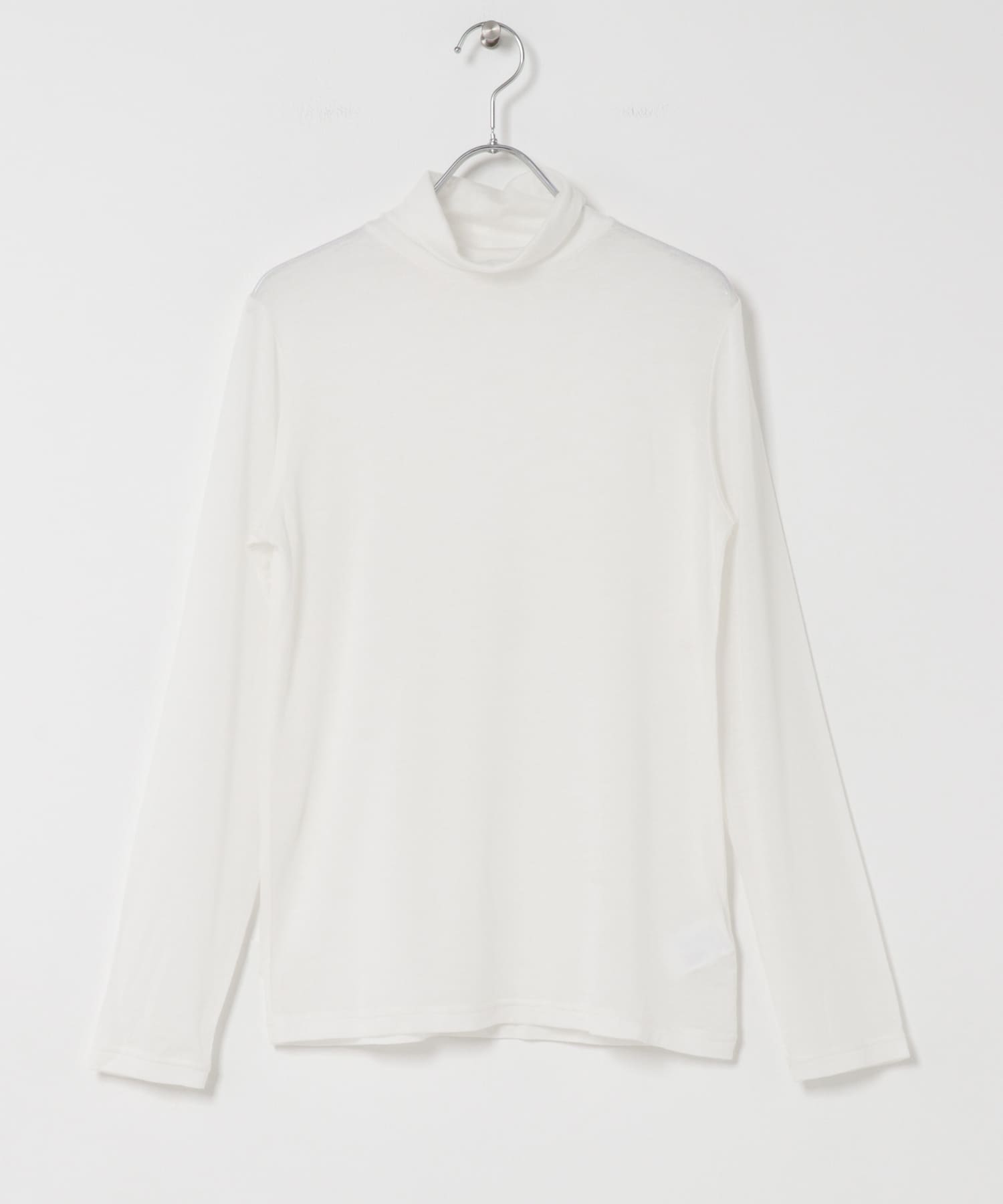 カシミヤシルク混タートルネックカットソー OFF M