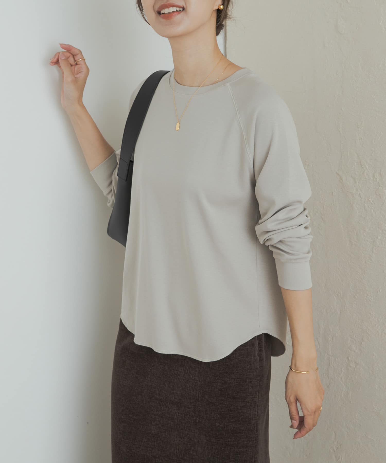 『一部WEB限定カラー』ソフトフライスプルオーバー NATURAL M