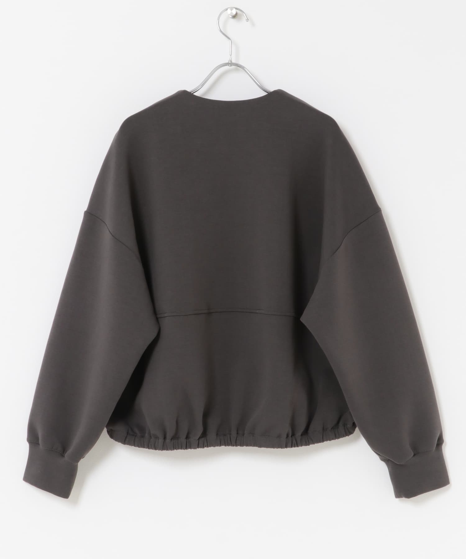 ダンボールZIPカーディガン CHARCOAL M