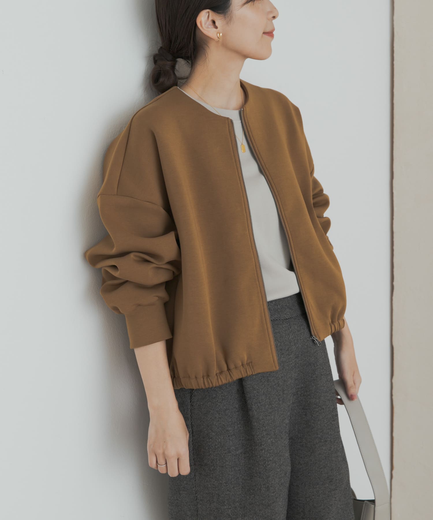 ダンボールZIPカーディガン