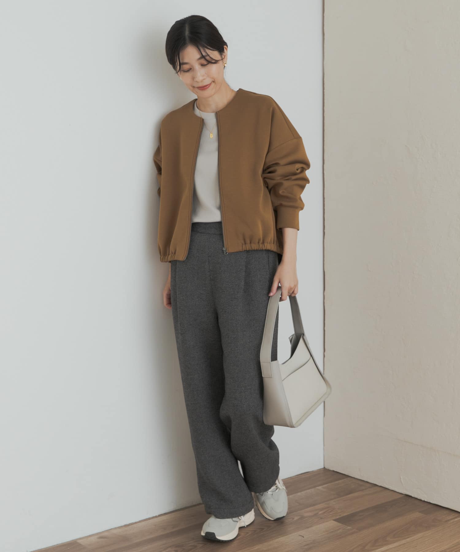 ダンボールZIPカーディガン GOLD M