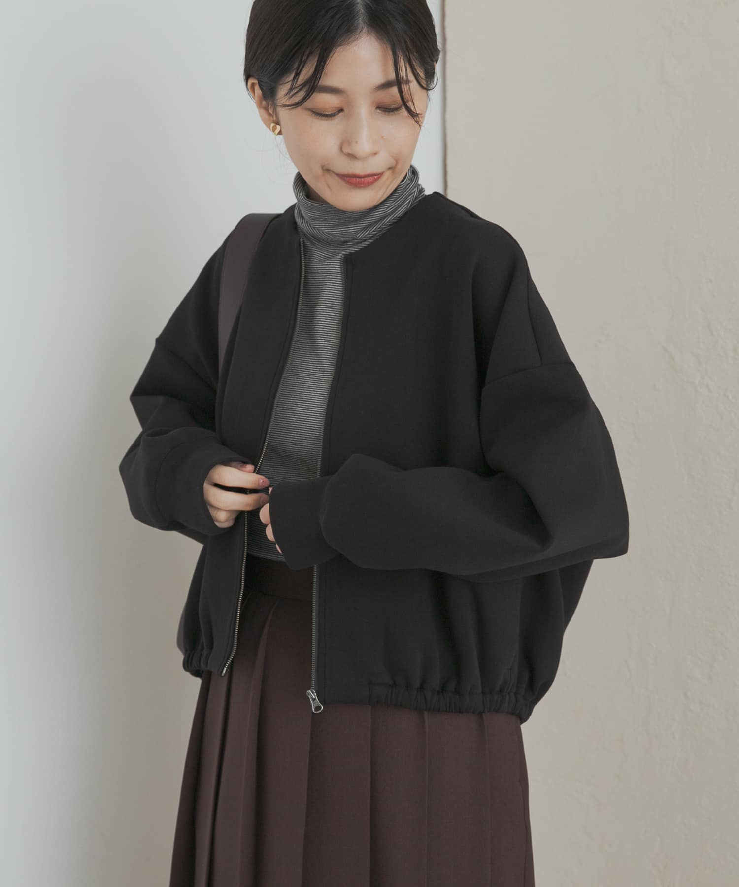 ダンボールZIPカーディガン