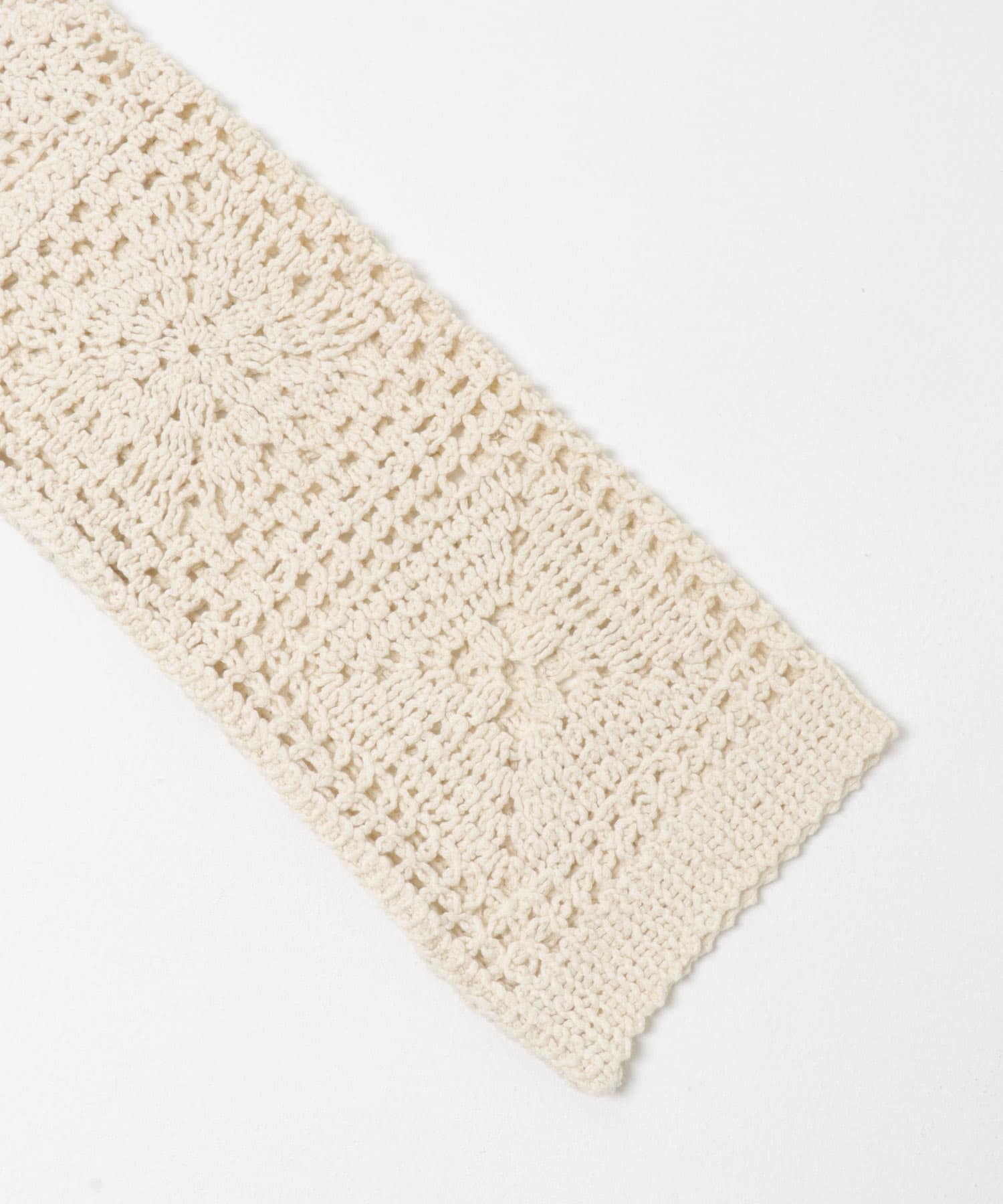 新品タグ付!アーバンリサーチドアーズ 2WAYクロシェカーディガンNATURAL 親子リンク』2WAYクロシェカーディガン(M NATURAL): トップス