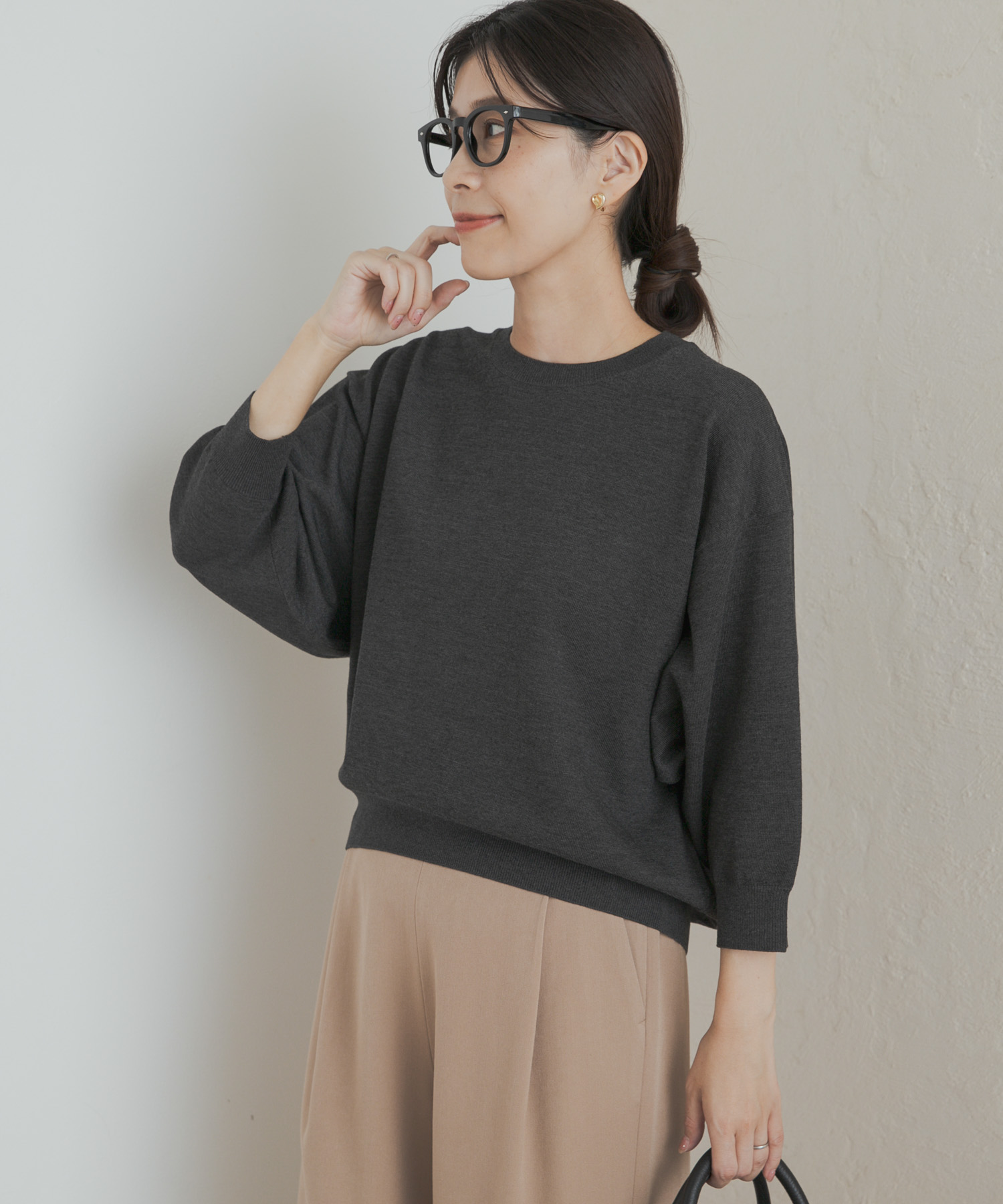 ウォッシャブルブライトプルオーバー