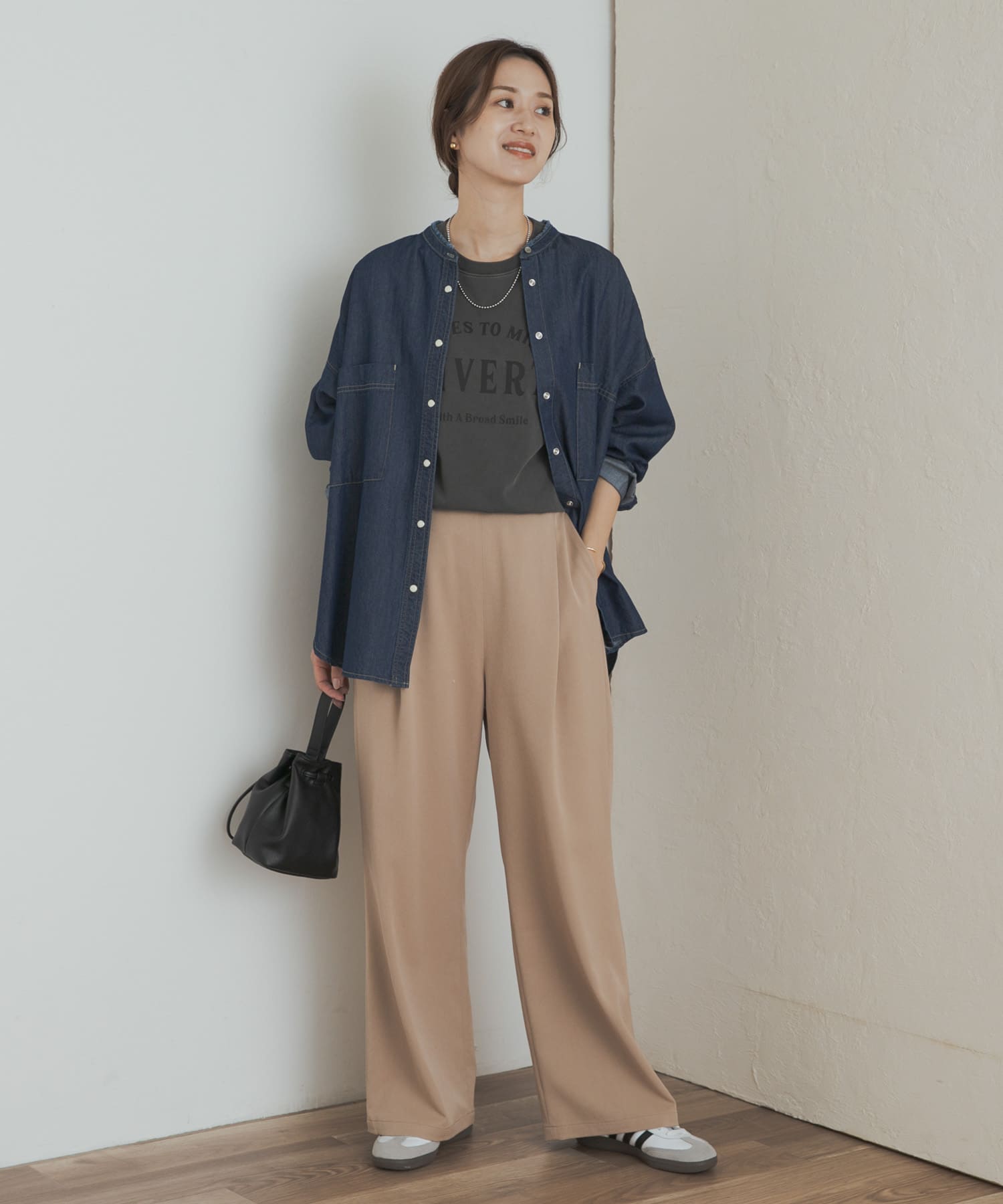 デニムバンドカラーシャツ(M INDIGO): トップス｜URBAN RESEARCH公式