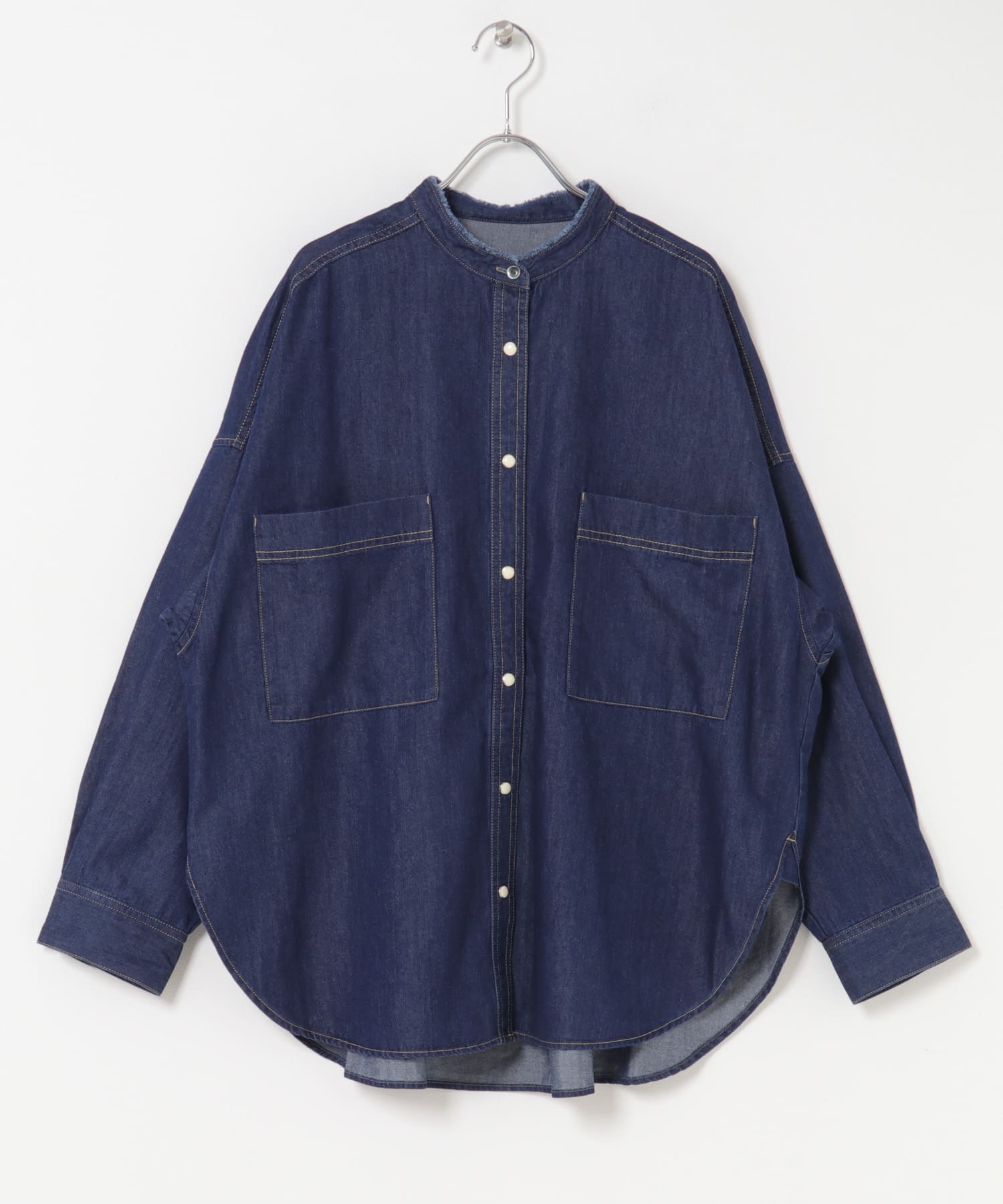 デニムバンドカラーシャツ(M INDIGO): トップス｜URBAN RESEARCH公式