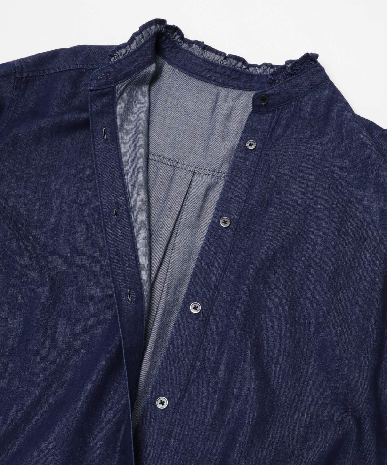 デニムフリルスタンドシャツ(M INDIGO): トップス｜URBAN RESEARCH公式