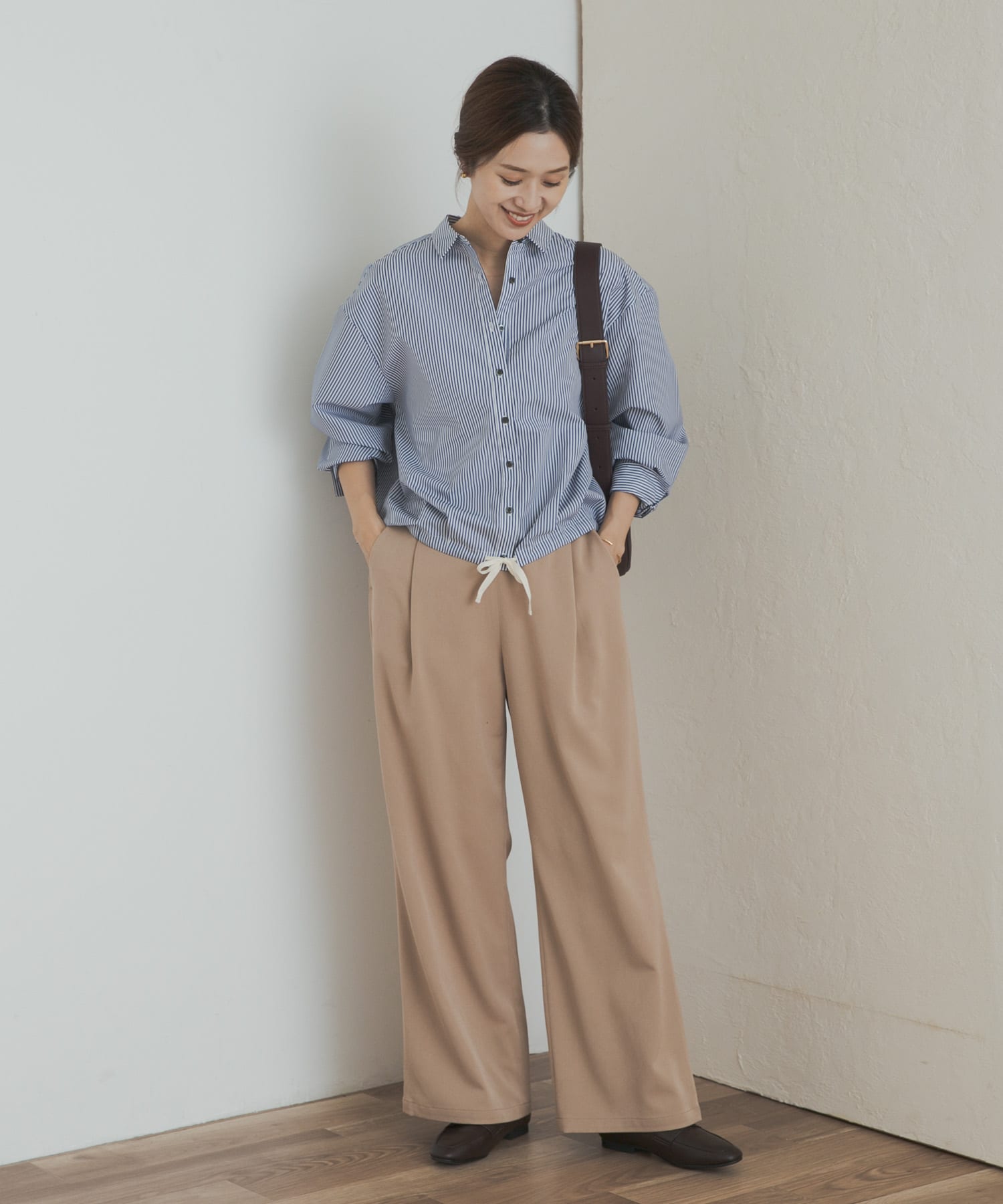 ストライプドロストシャツ(M BROWN): トップス｜URBAN RESEARCH公式